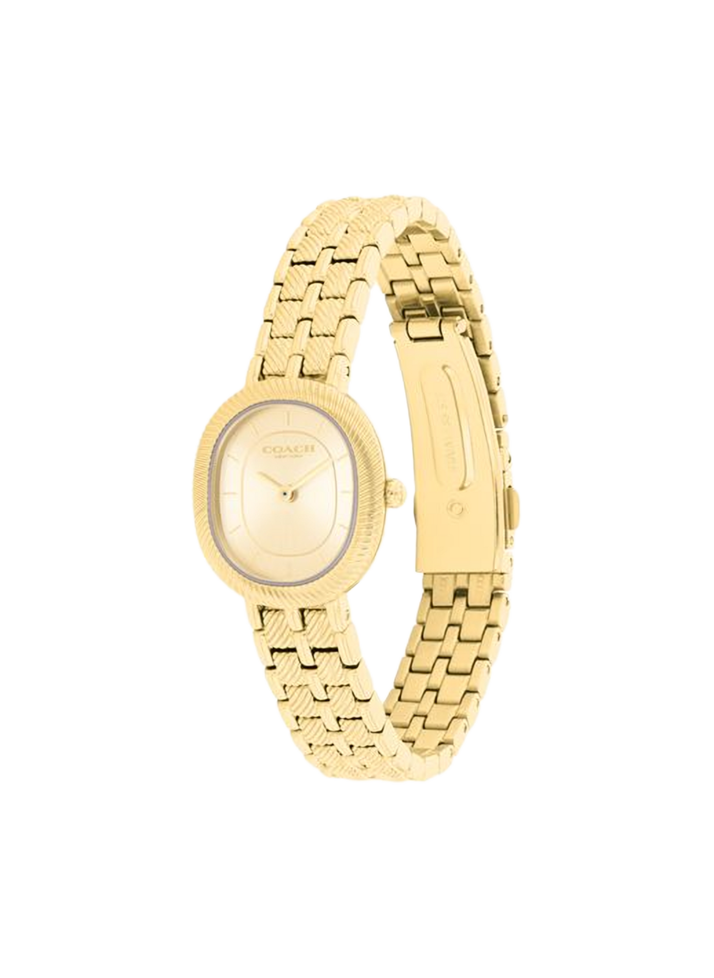 Montre quartz Harlow en acier inoxydable COACH MONTRES Doré
