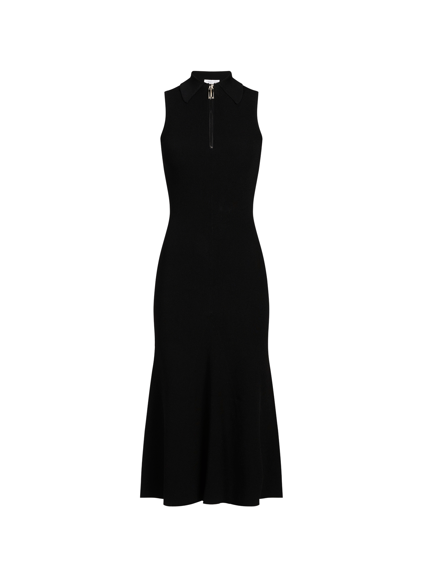 Ribbed Bodycon Maxi Dress VICTORIA BECKHAM Black