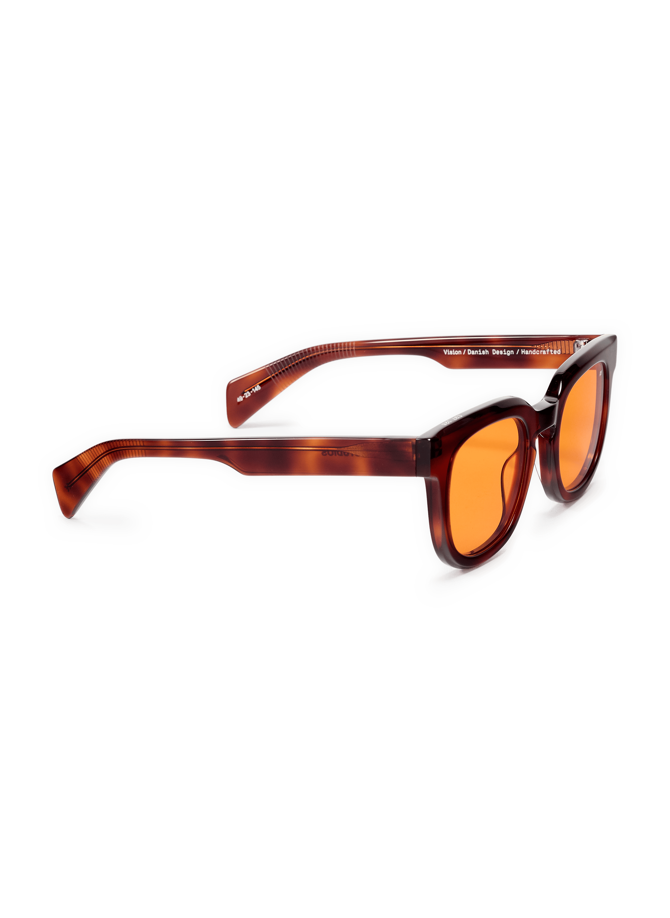 Lunettes de soleil unies en acétate AY STUDIOS Orange