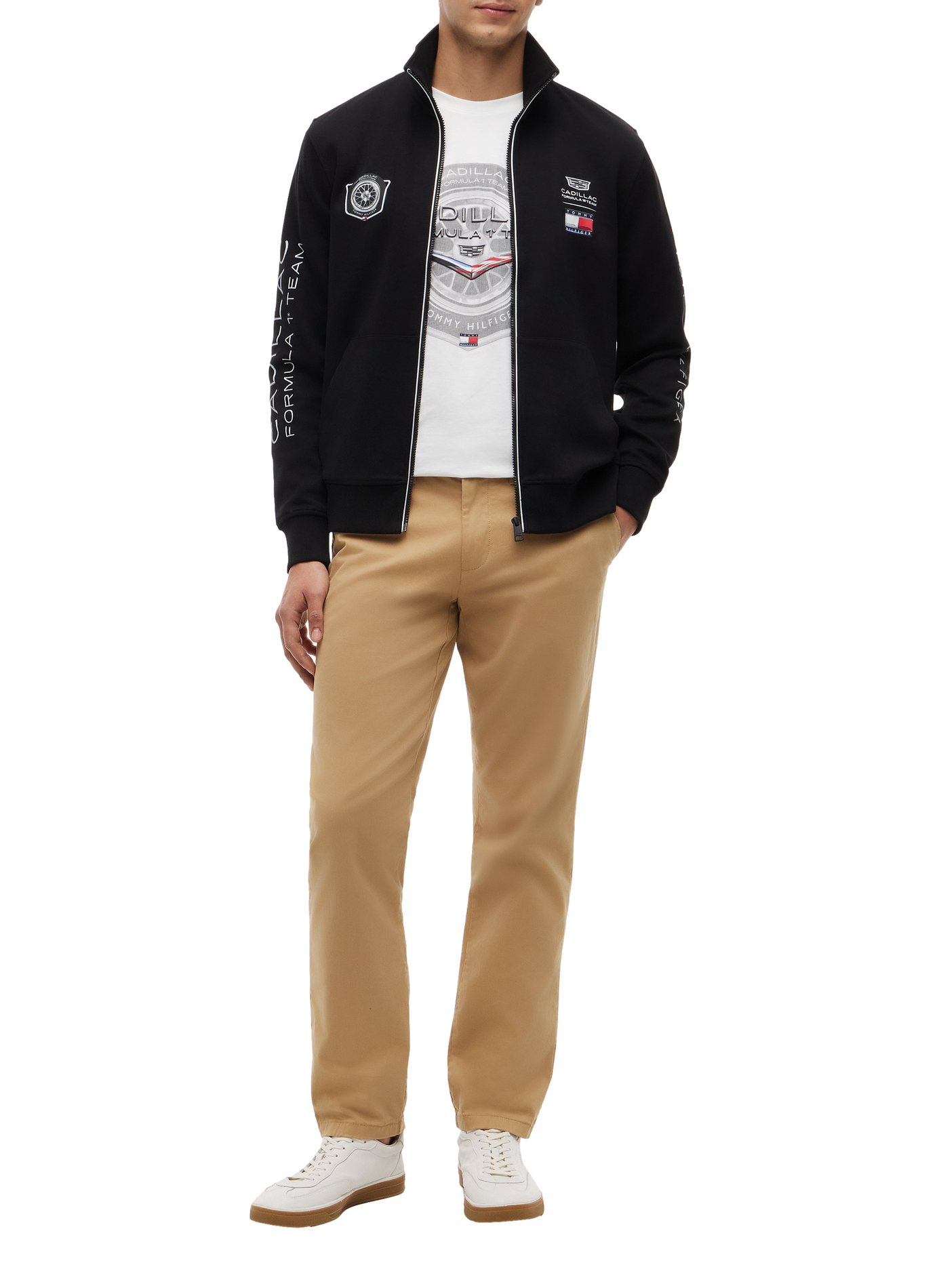 Veste Cadillac F1 Team à logo en coton mélangé TOMMY HILFIGER Black