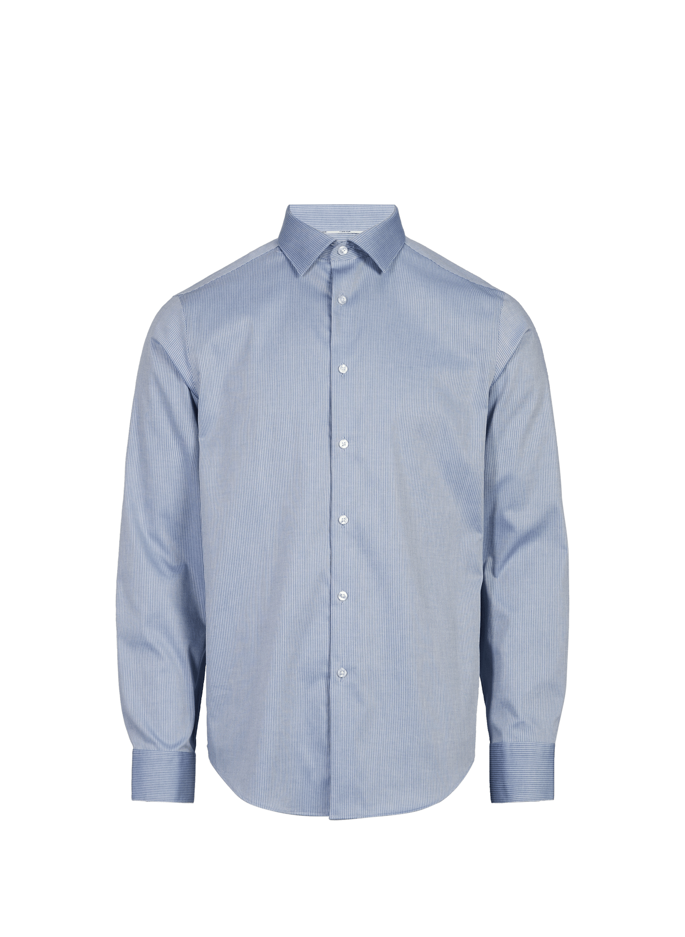 Camicia a righe in misto cotone CALVIN KLEIN Blu