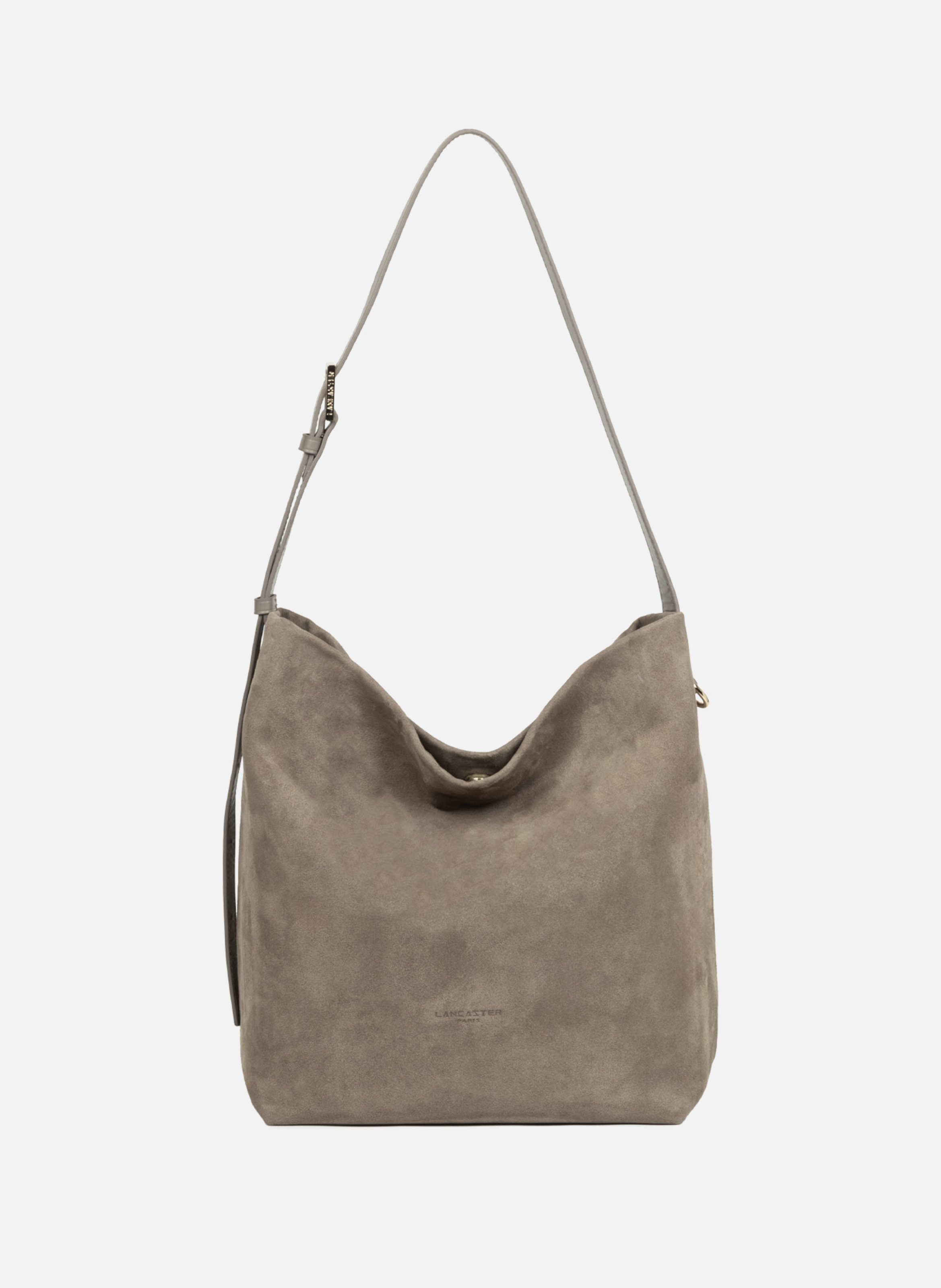 Grand sac seau - suède LANCASTER Gris