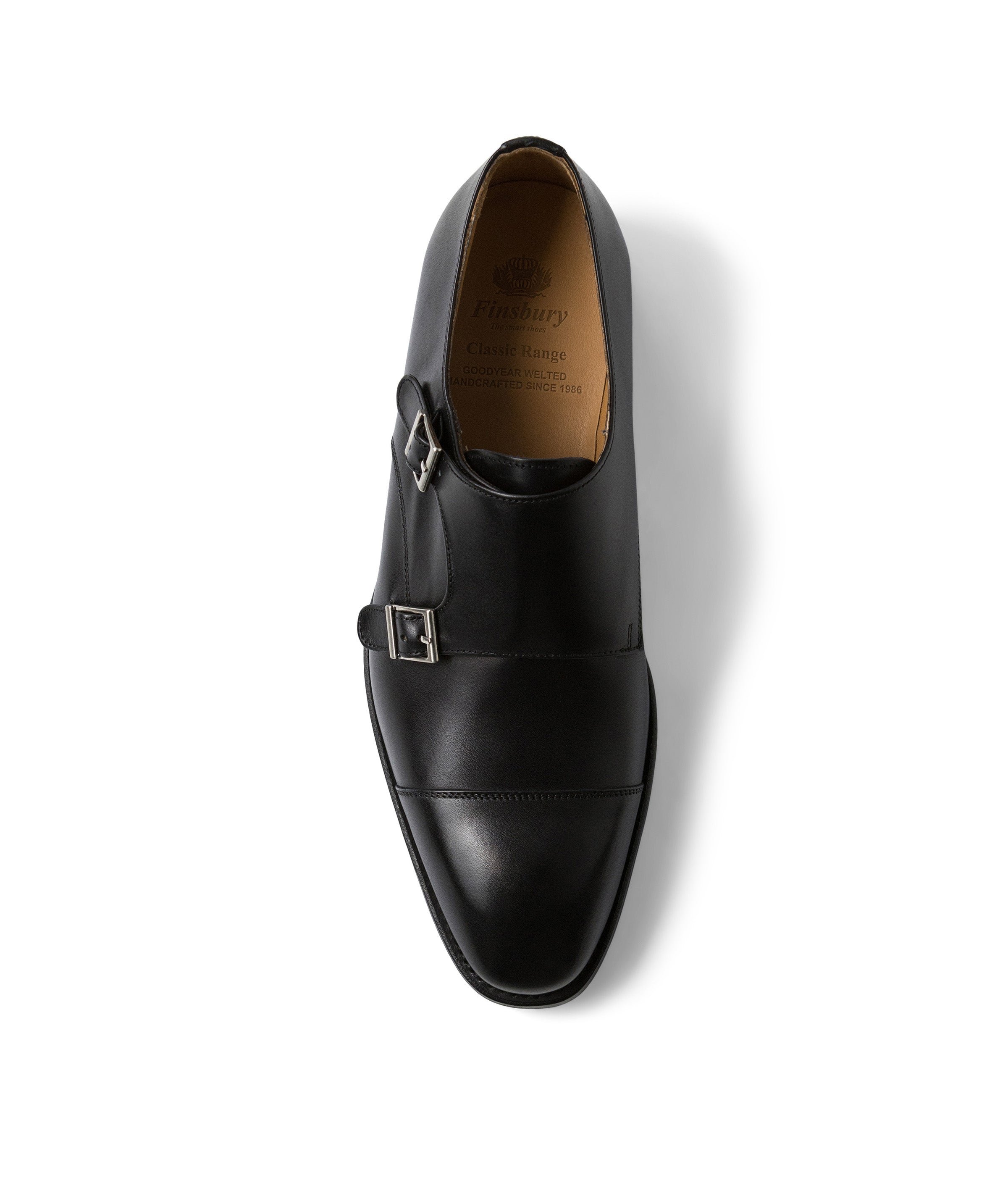 Chaussure monk en cuir cambridge FINSBURY Noir