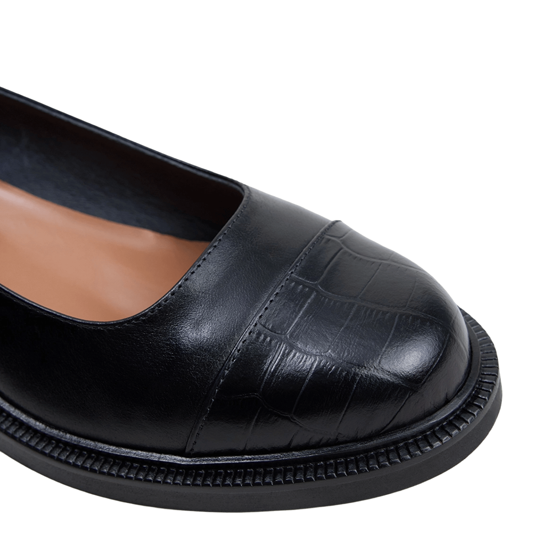 Ballerines en cuir doum JONAK Noir