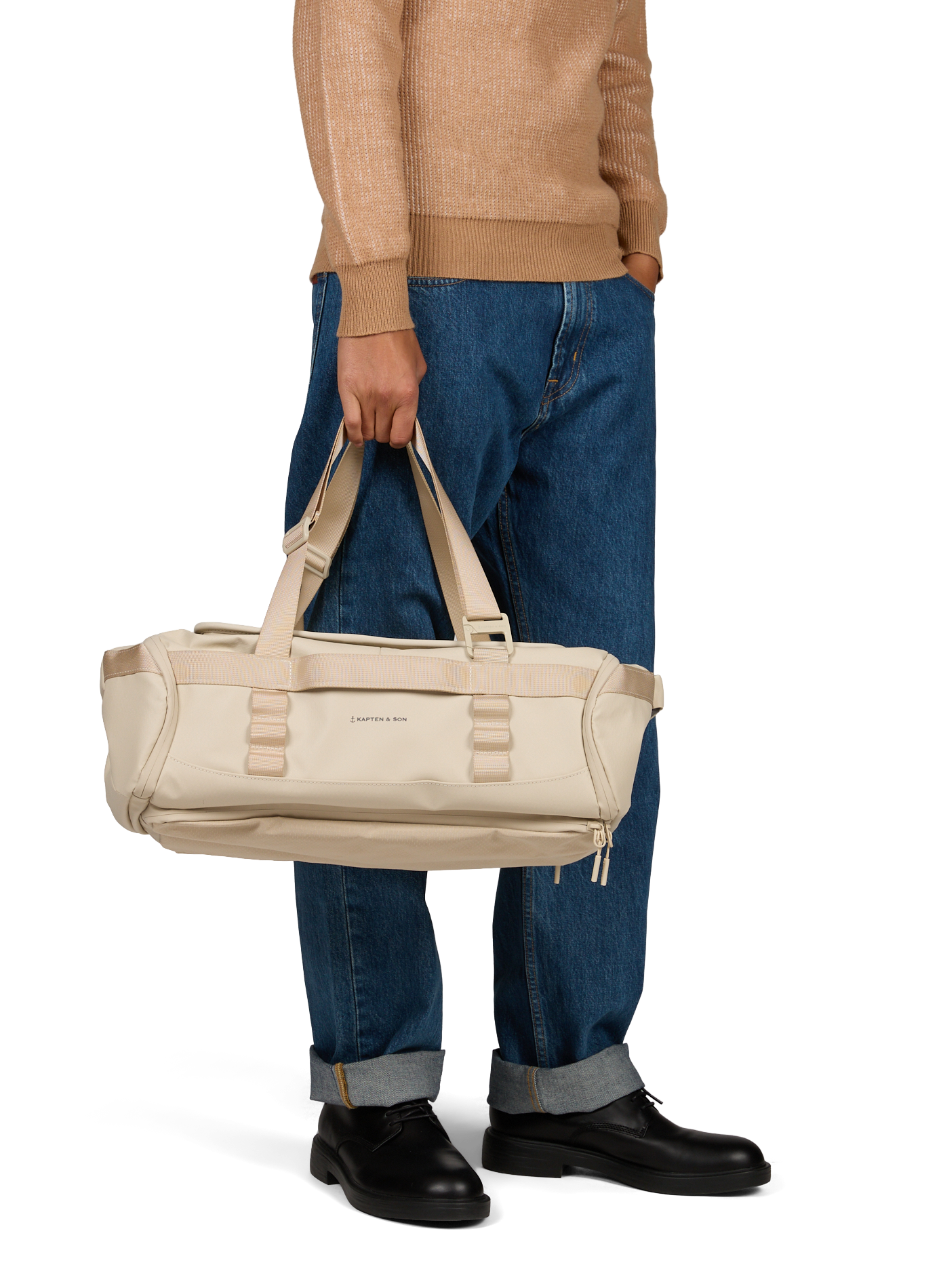 Weekendtas Lissabon Duffle KAPTEN & SON Beige