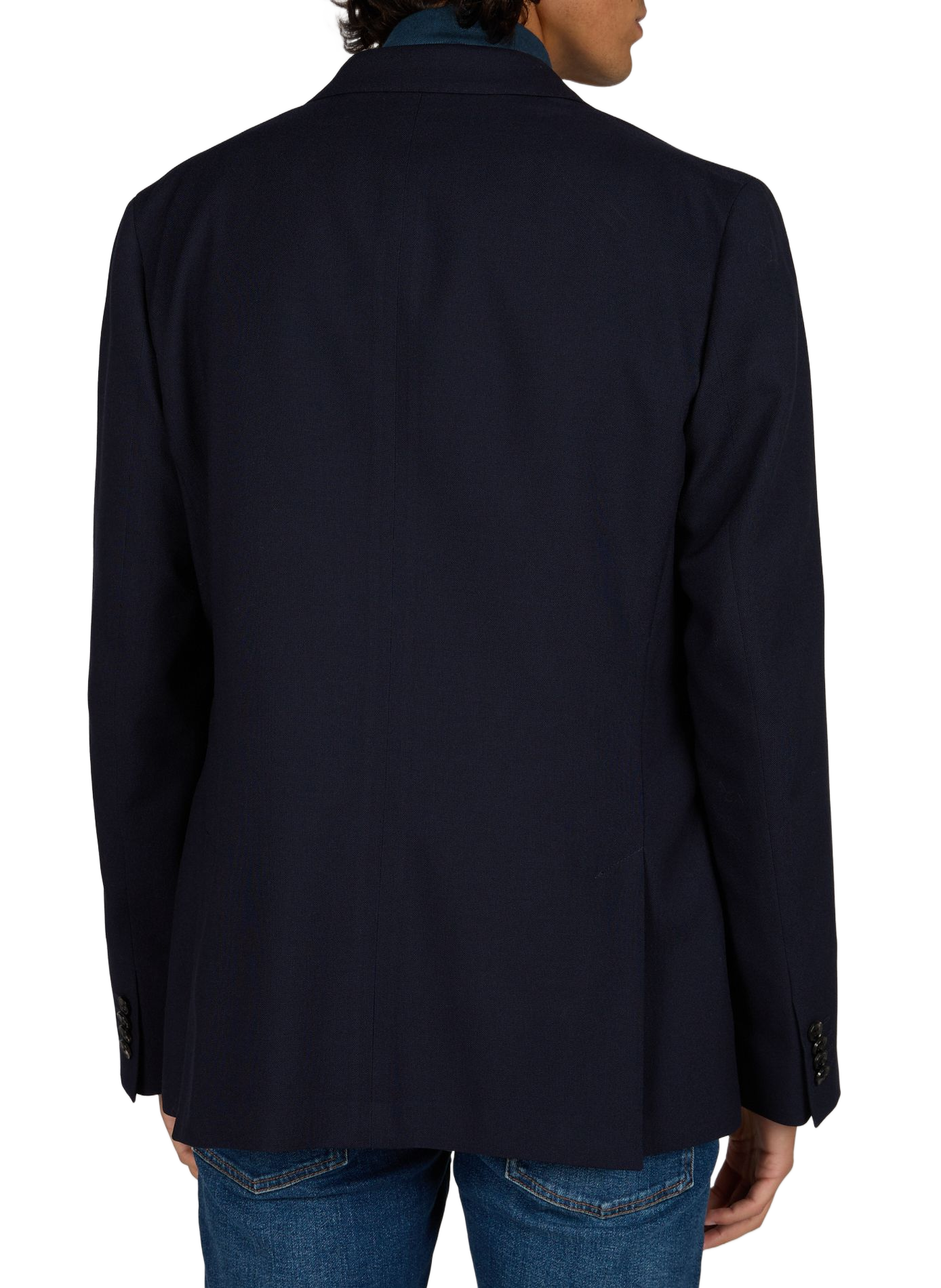 Straight wool blazer PAUL SMITH Blue