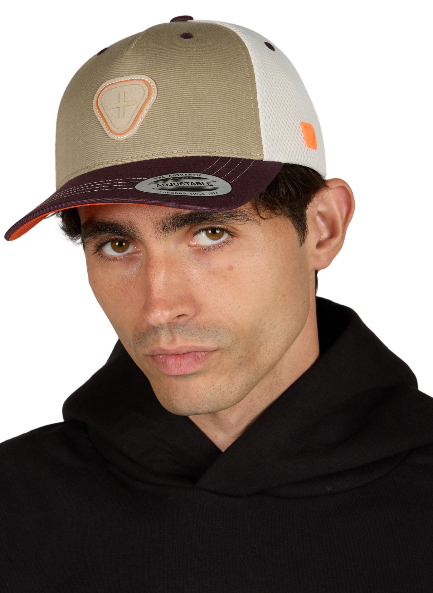 Adjustable solid color cap GERTRUDE Beige