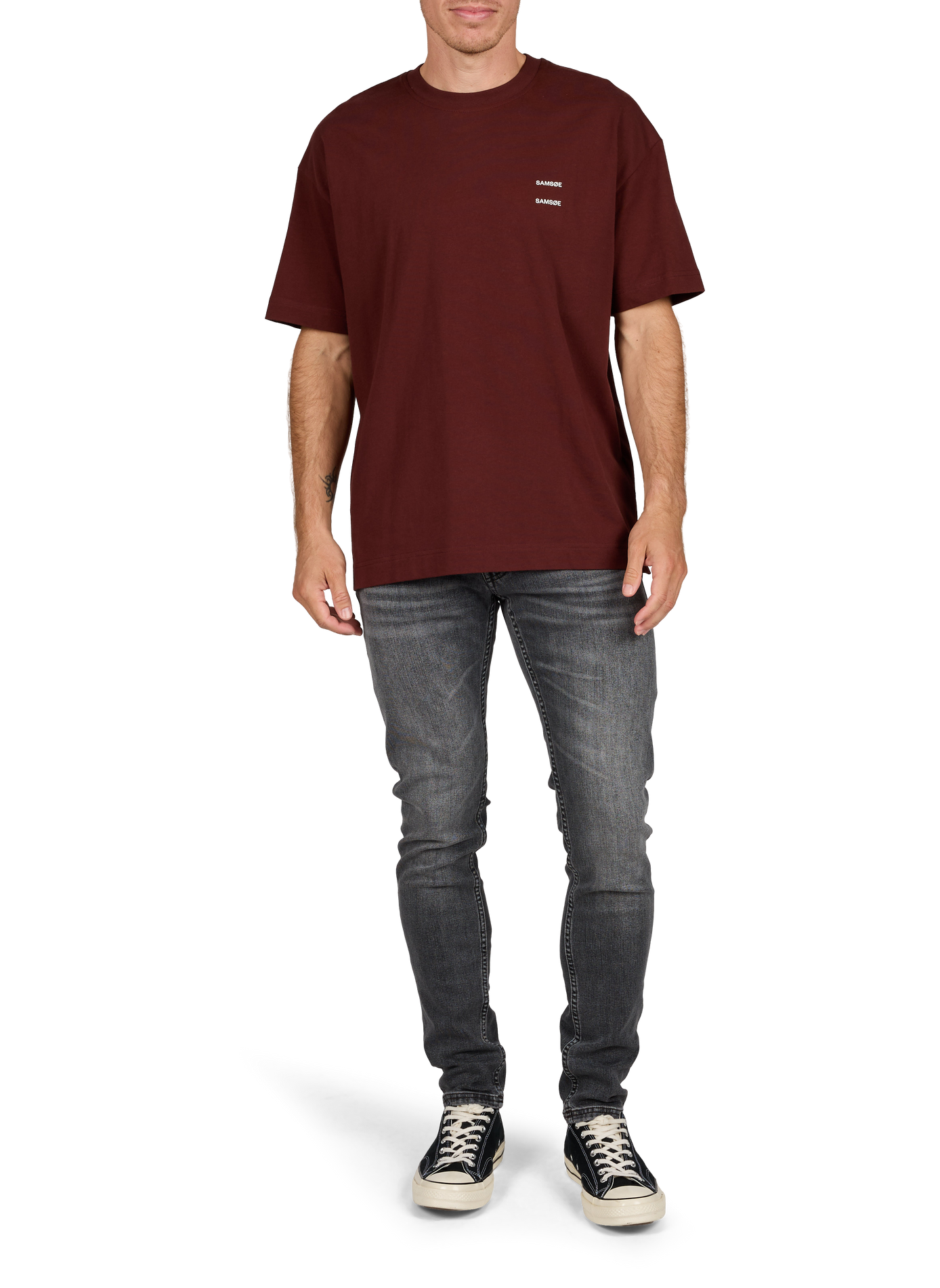 Jeans in verwaschener Optik aus Baumwollmischung STRELLSON Grau
