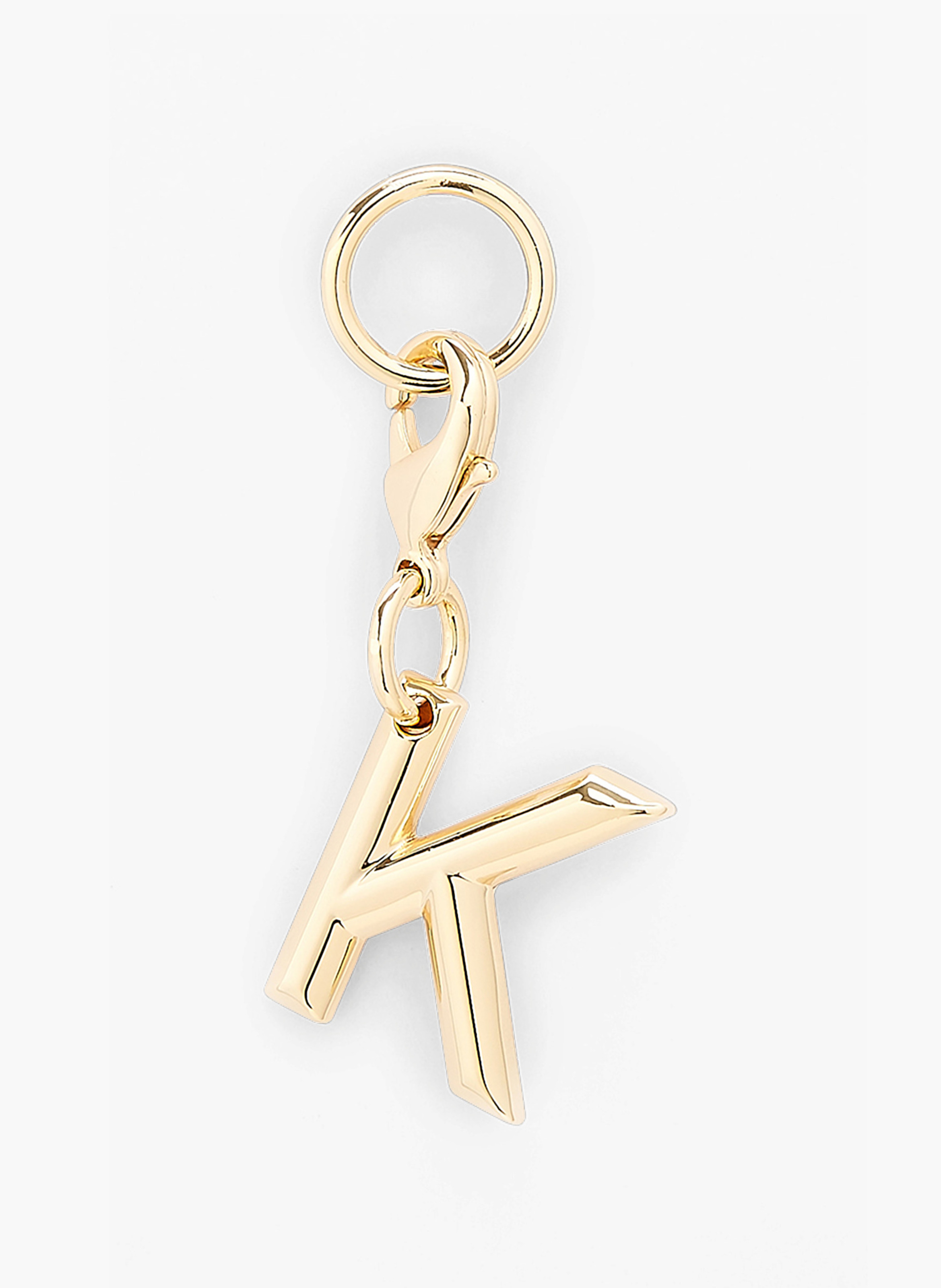 Charme lancel en lettre k dorée, métal, finition polie. LANCEL Doré