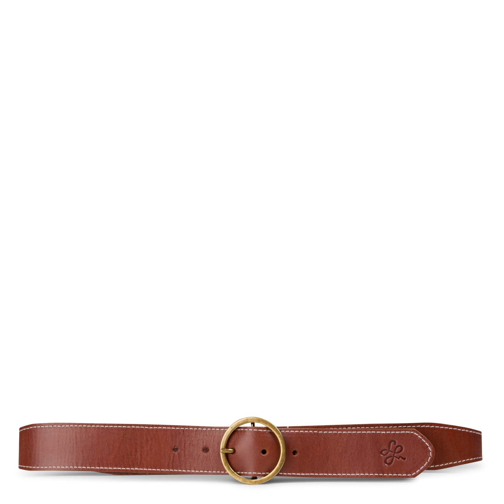 Leren riem LA FEE MARABOUTEE Bruin
