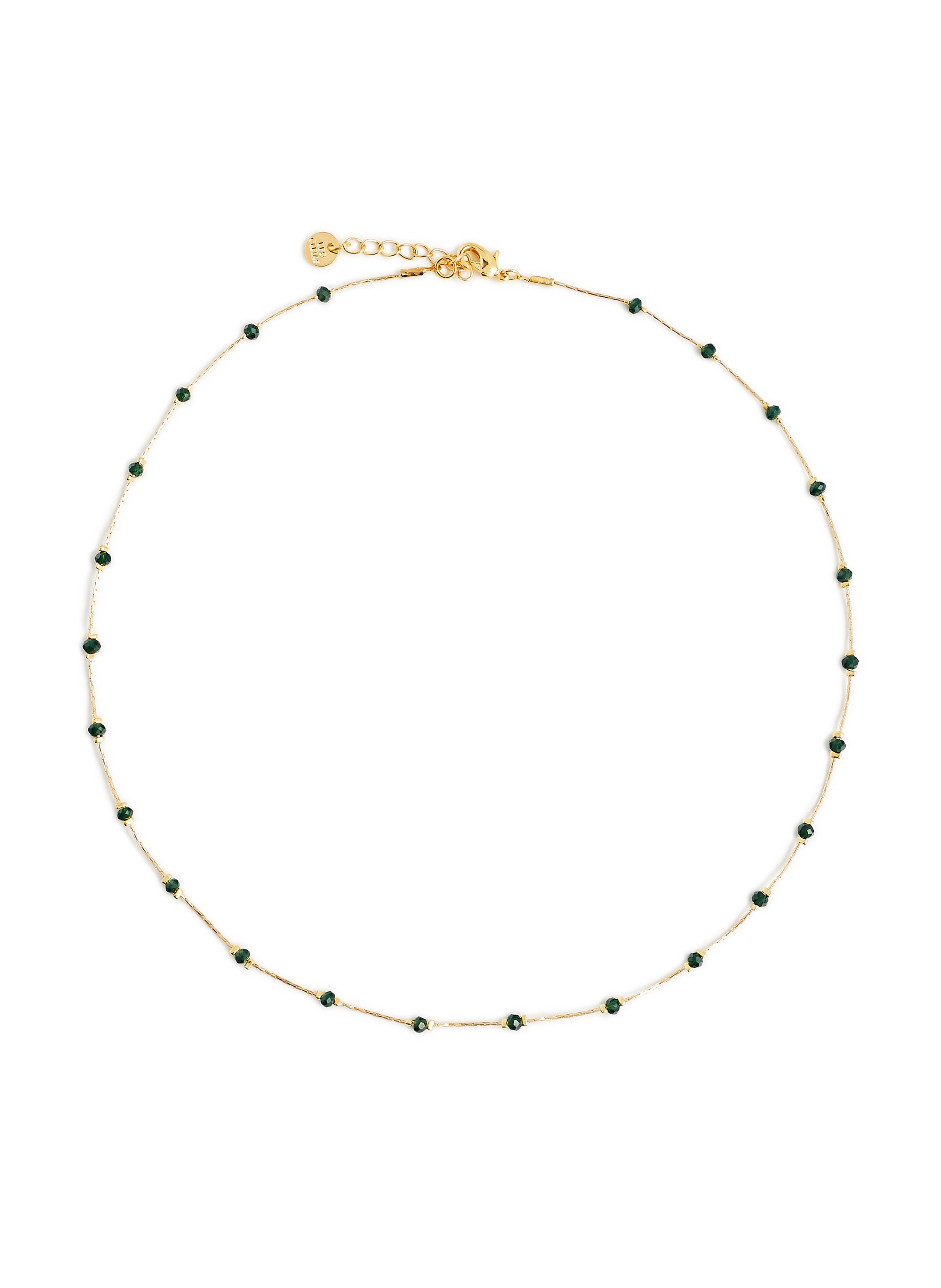 AU PRINTEMPS PARIS Pearl necklace Green