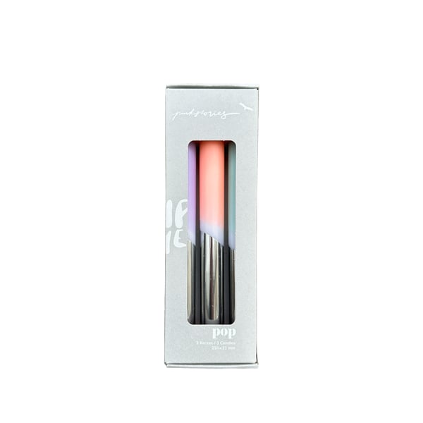 Lot de 3 bougies Girls with bangs