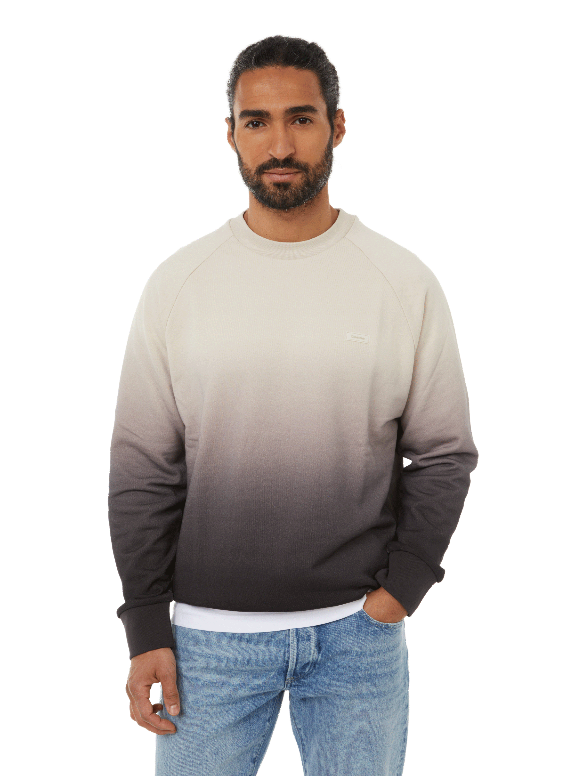 Sweatshirt dégradé en coton