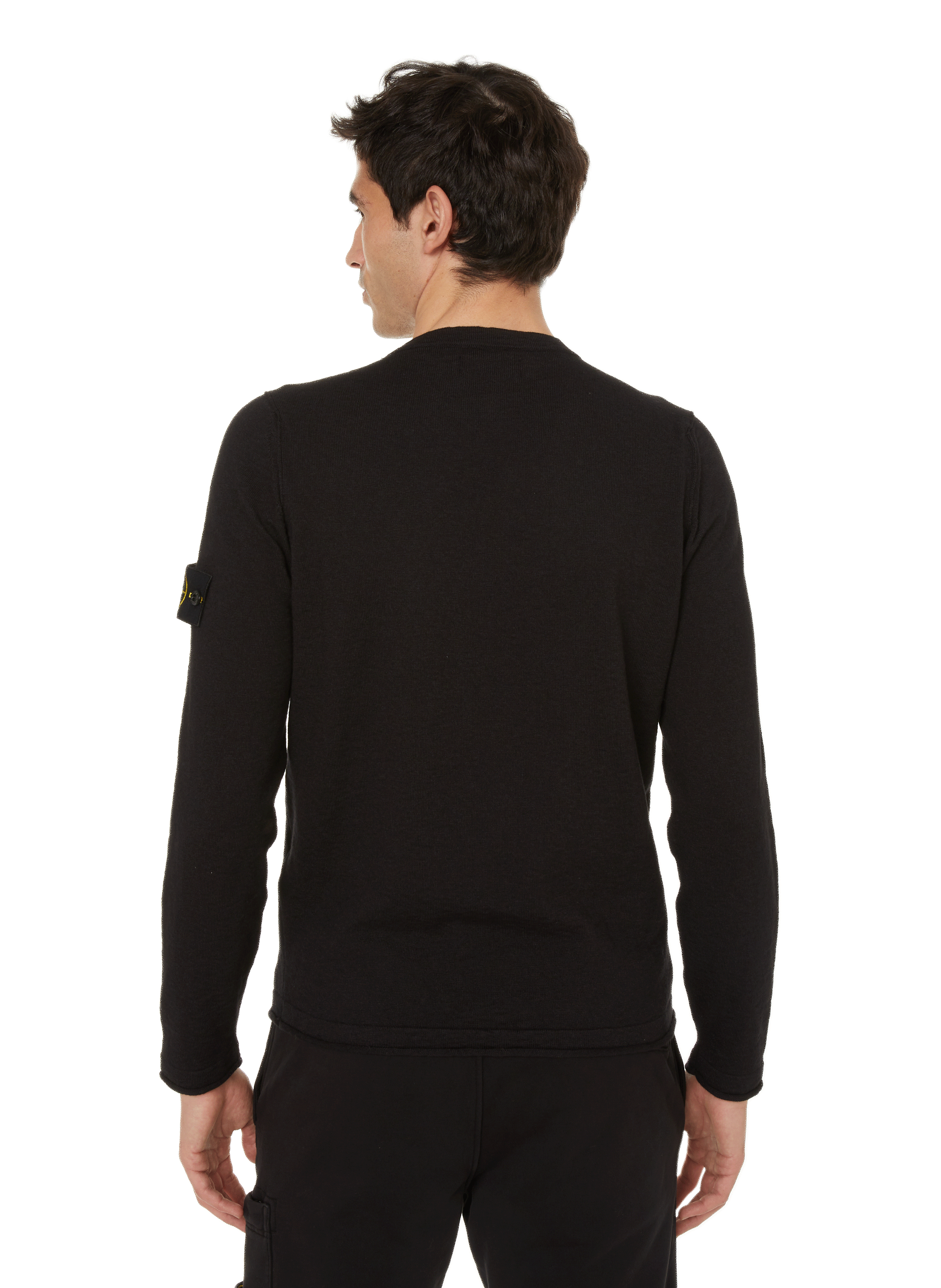 Cotton-blend jumper  STONE ISLAND Black