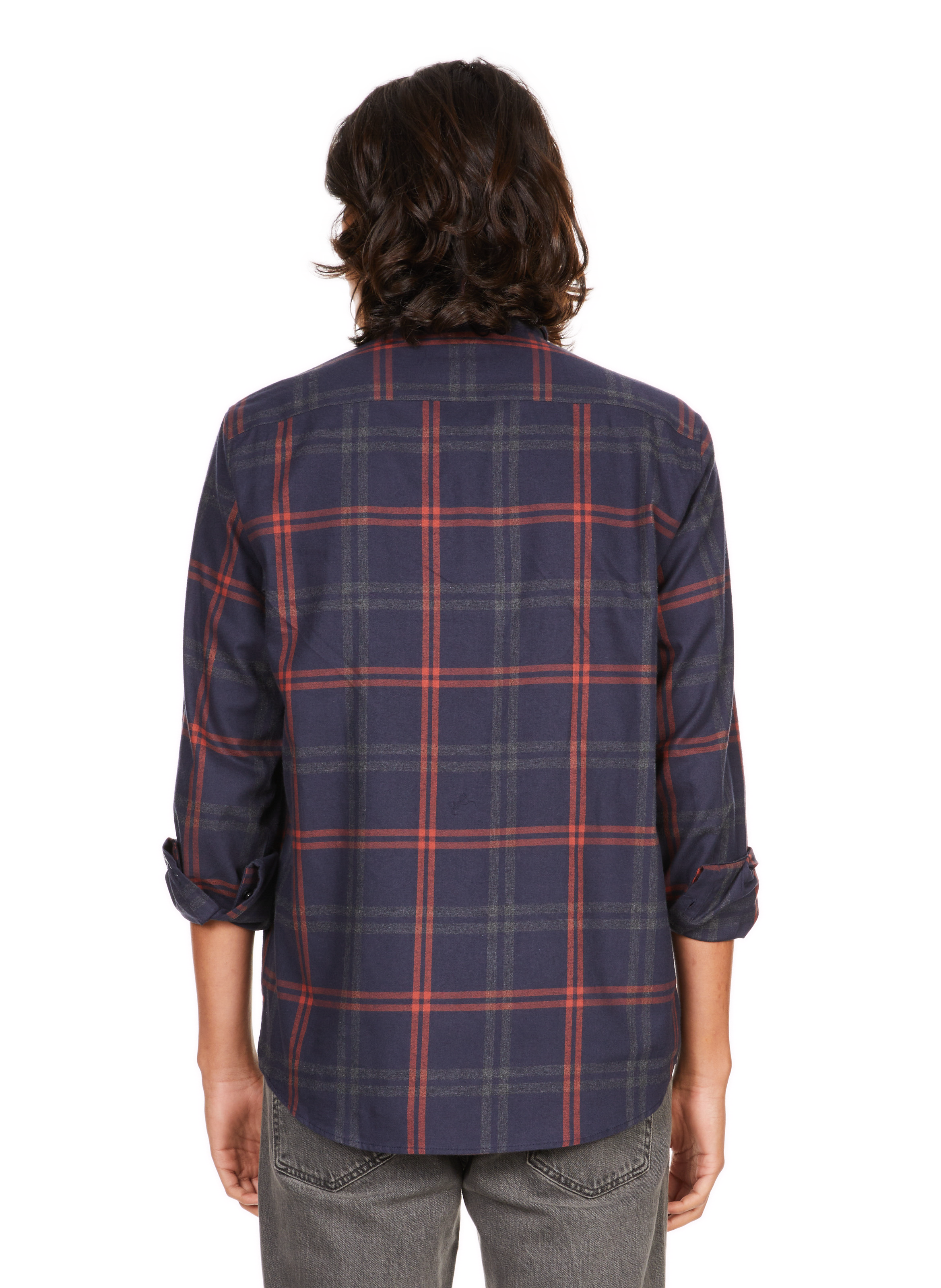 Chemise à carreaux  AU PRINTEMPS PARIS Bleu