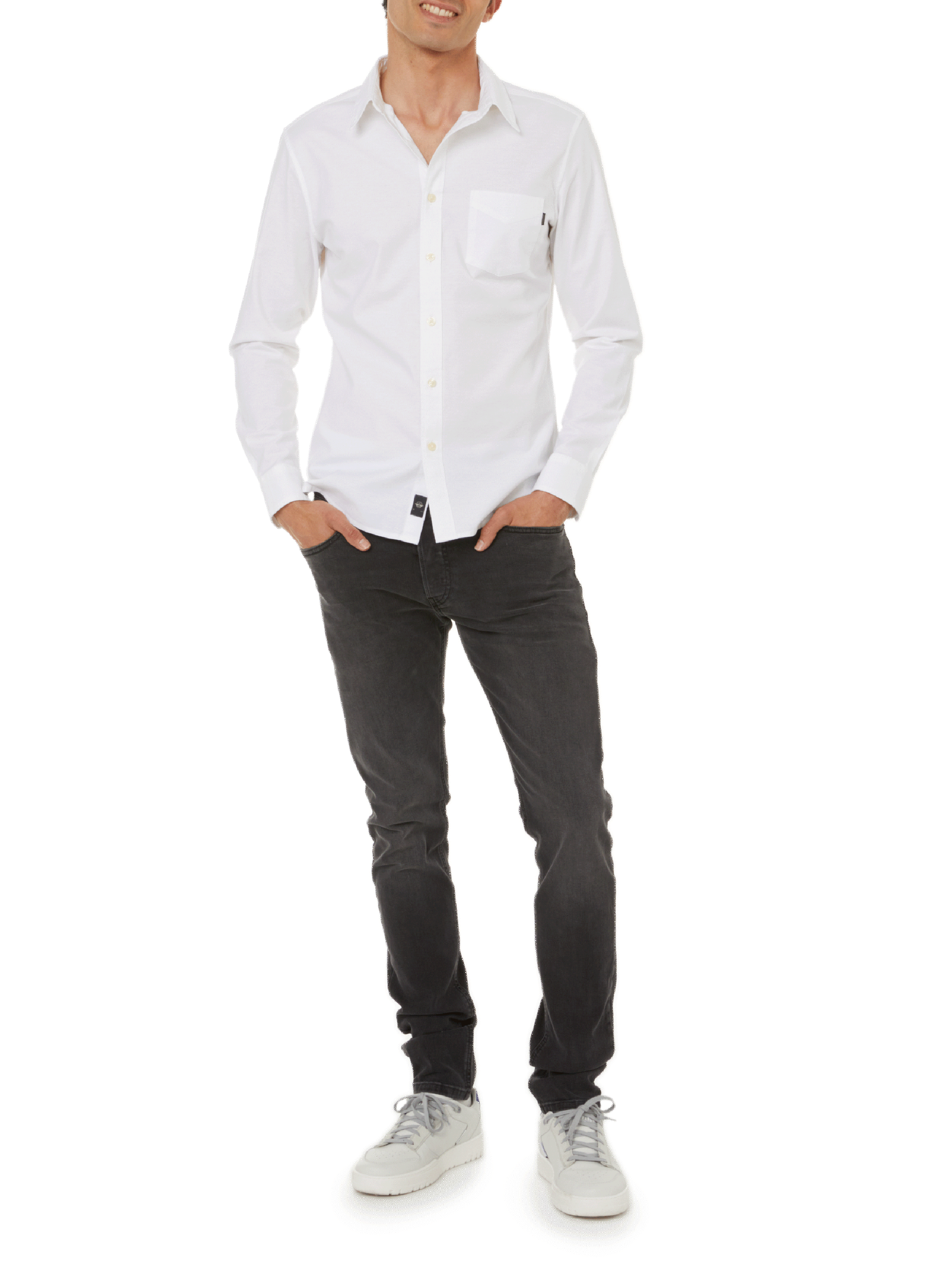 Slim-fit cotton shirt DOCKERS White