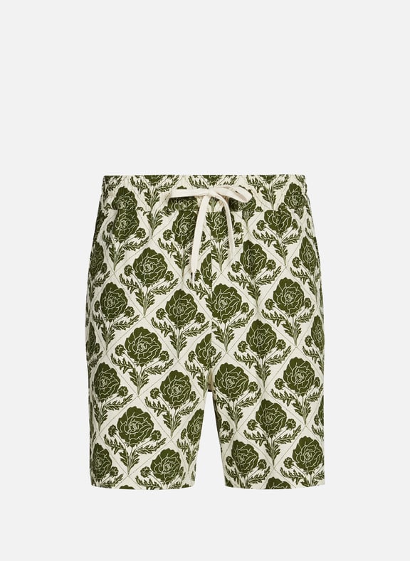 Shoret à motif florale Vert by LES DEUX LES DEUX Shoret à motif florale Vert