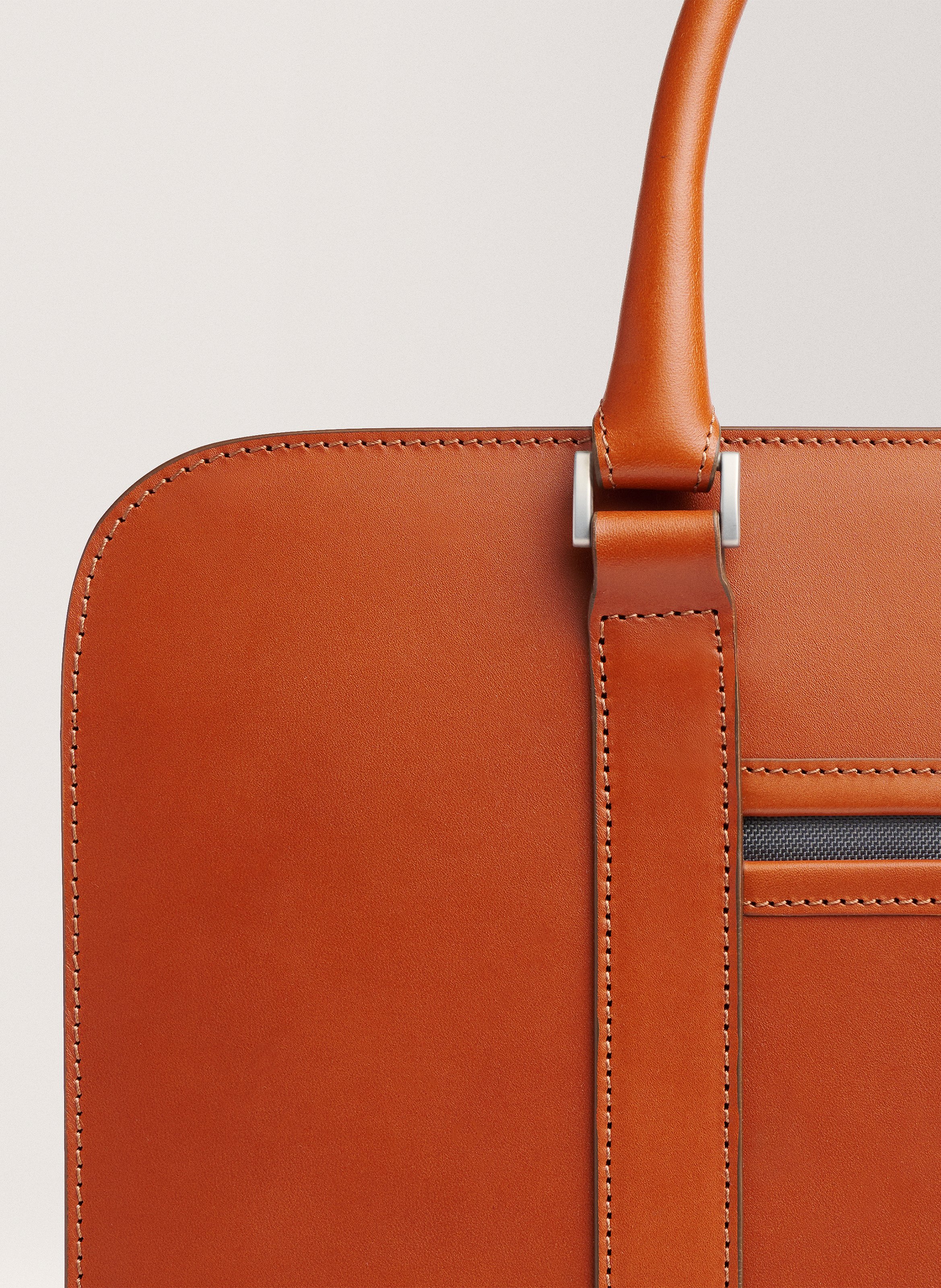 Porte-documents 'Palissy Double' en cuir vachetta CARL FRIEDRIK Marron