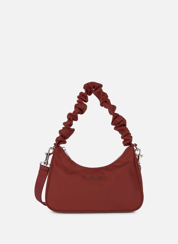Petit sac besace - basic chouchou Rouge by LANCASTER LANCASTER Petit sac besace - basic chouchou Rouge