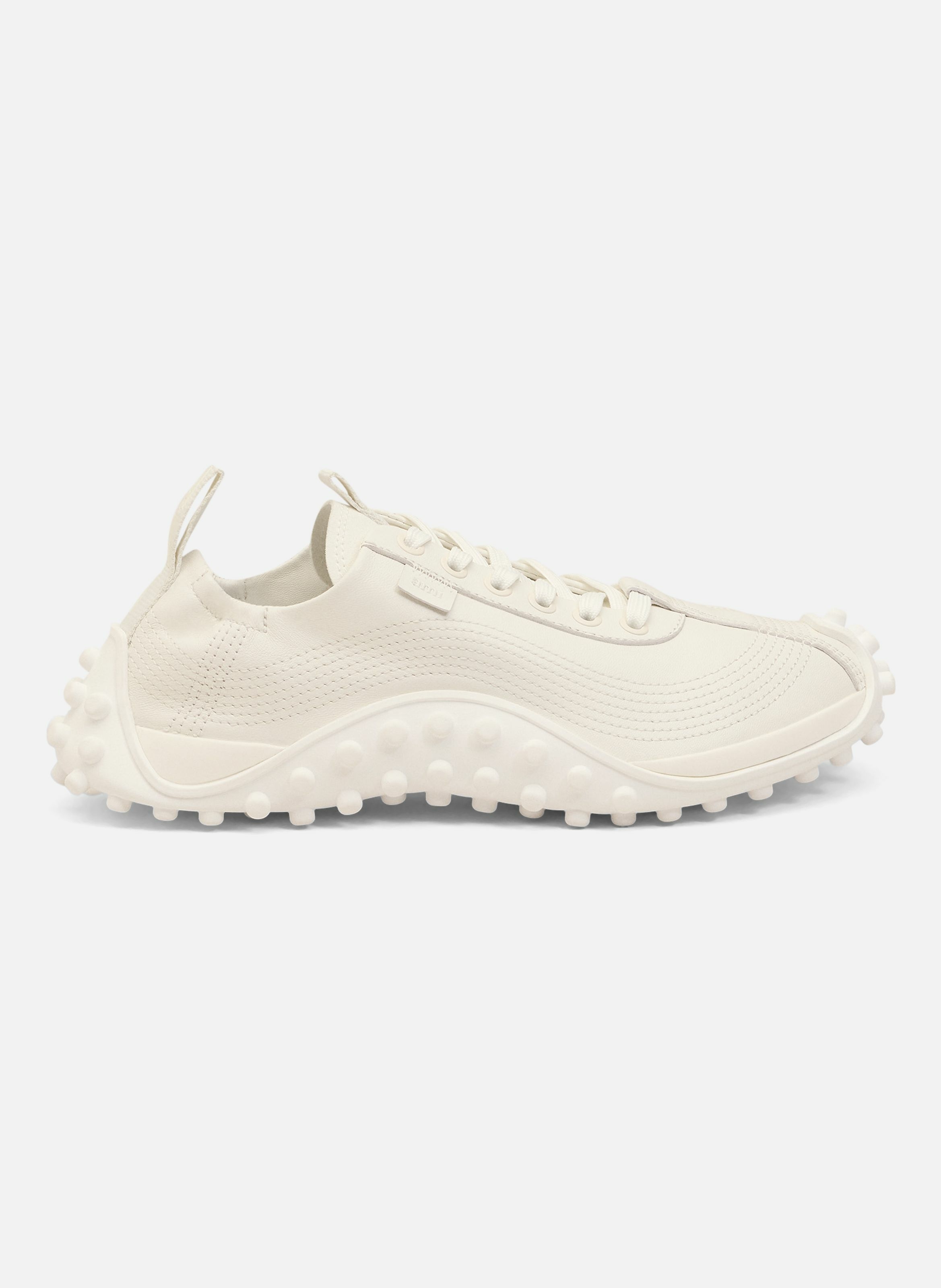 Sneakers mirage unisexes en cuir de veau AMI PARIS Blanc