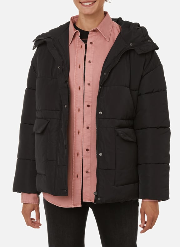Padded jacket Black by SAISON 1865 SAISON 1865 Padded jacket Black