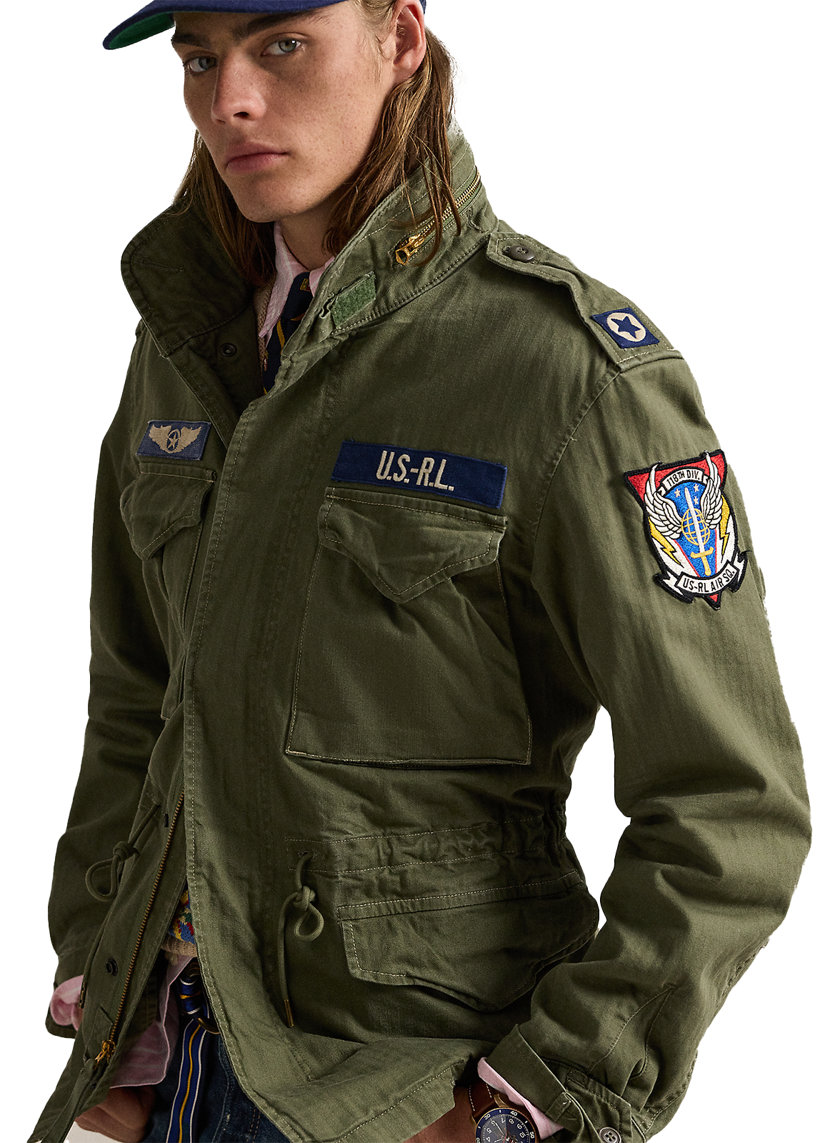 Veste en coton POLO RALPH LAUREN Vert