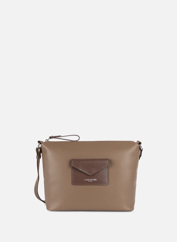 Sac besace - maya kba Marron by LANCASTER LANCASTER Sac besace - maya kba Marron