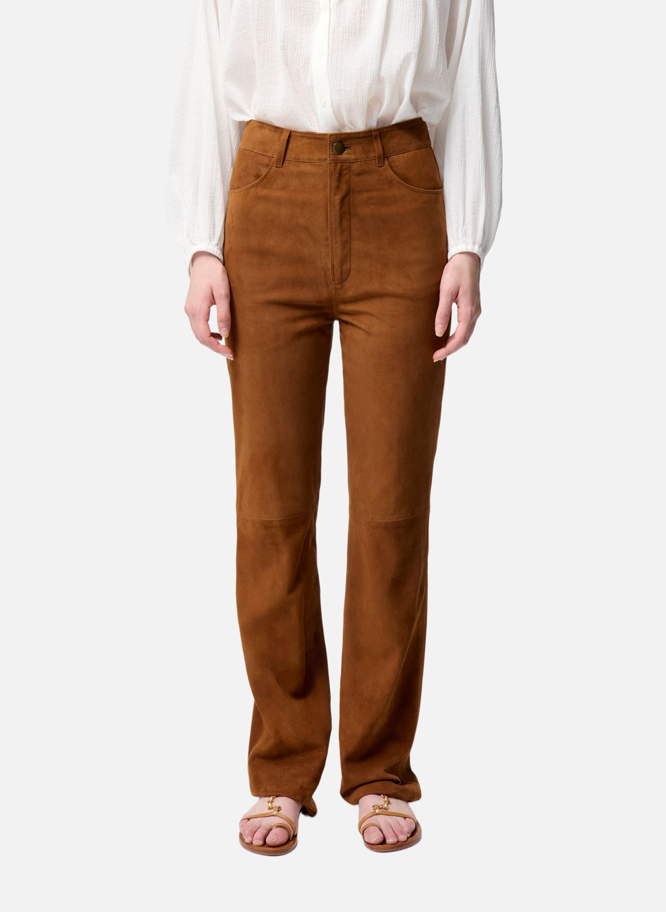 VANESSA BRUNO Pantalon belita Marron