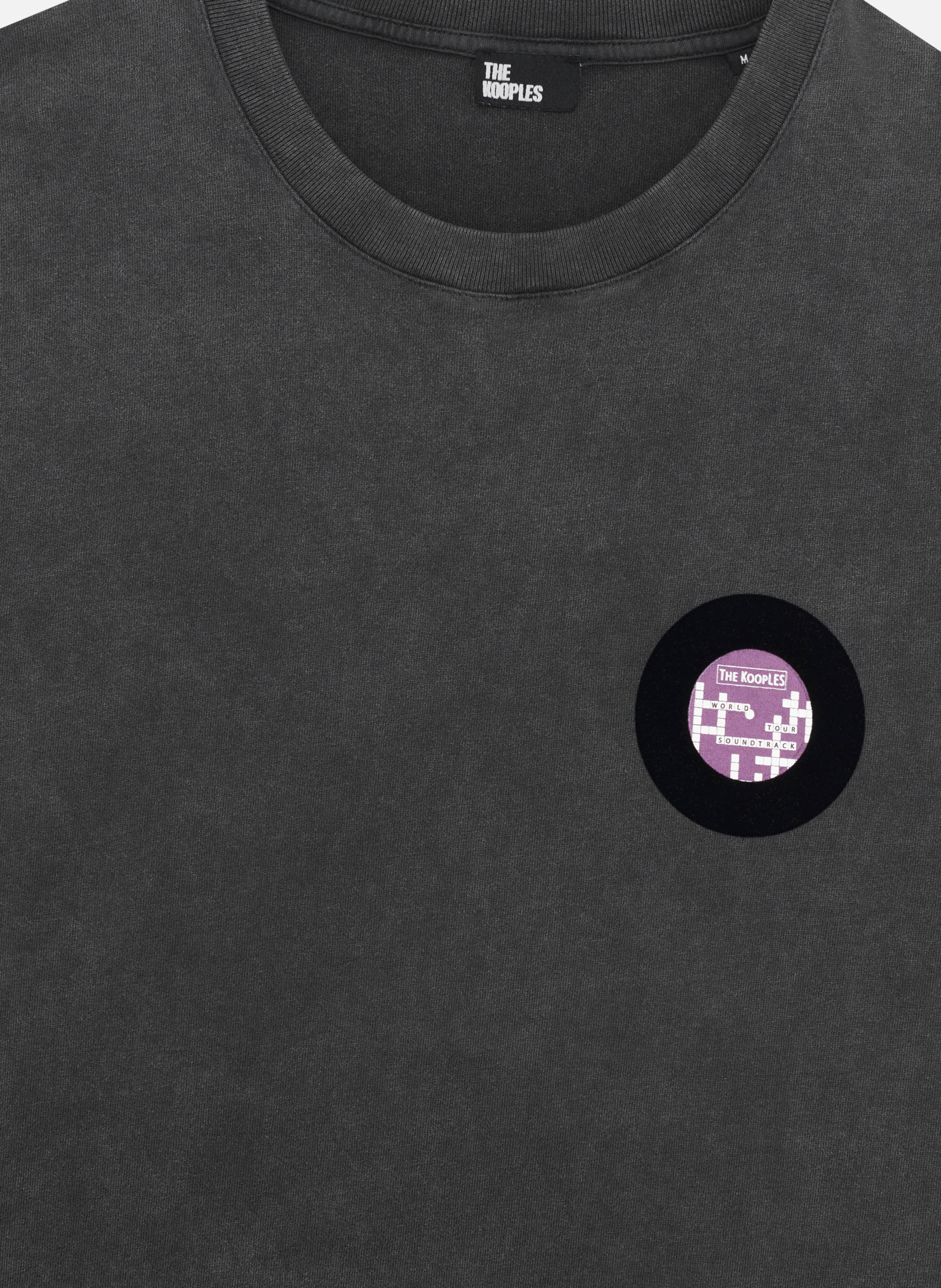 T-shirt avec flocage vinyl THE KOOPLES Noir