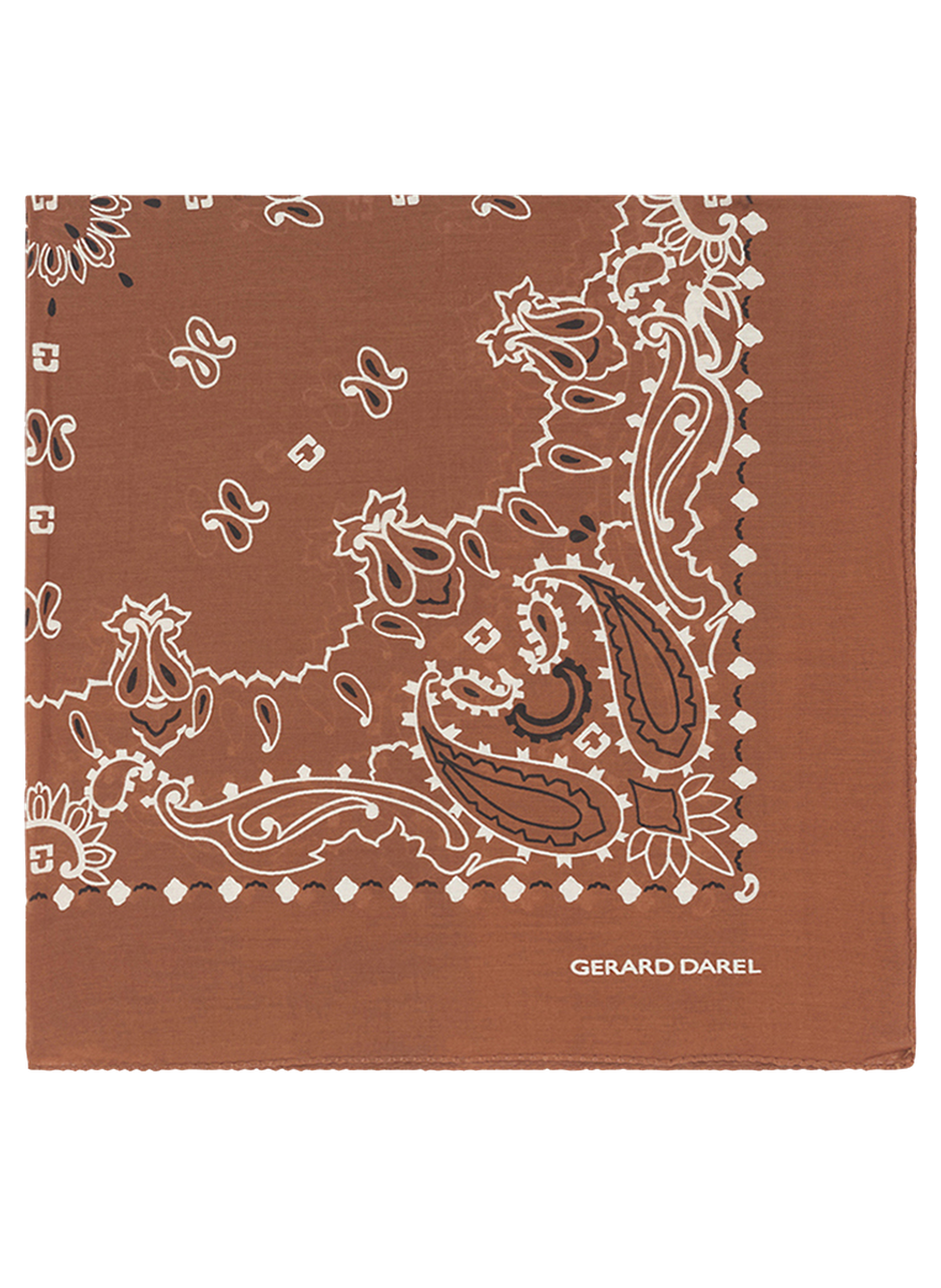 Bandana en coton - omaya GERARD DAREL Marron