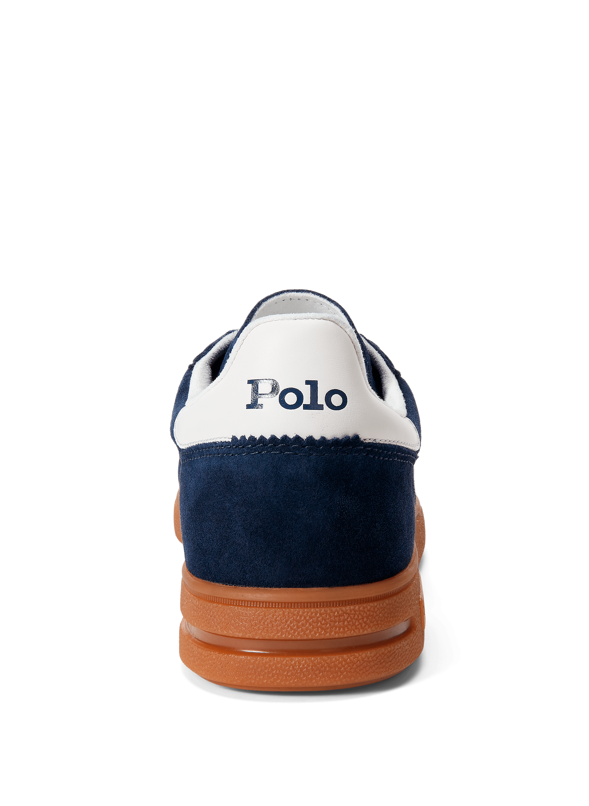 Suede and Leather Mixed Material Sneakers POLO RALPH LAUREN Blue