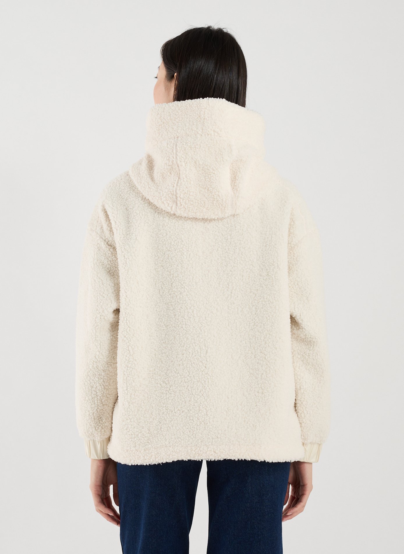 Zip-up fleece hoodie PARAJUMPERS Beige