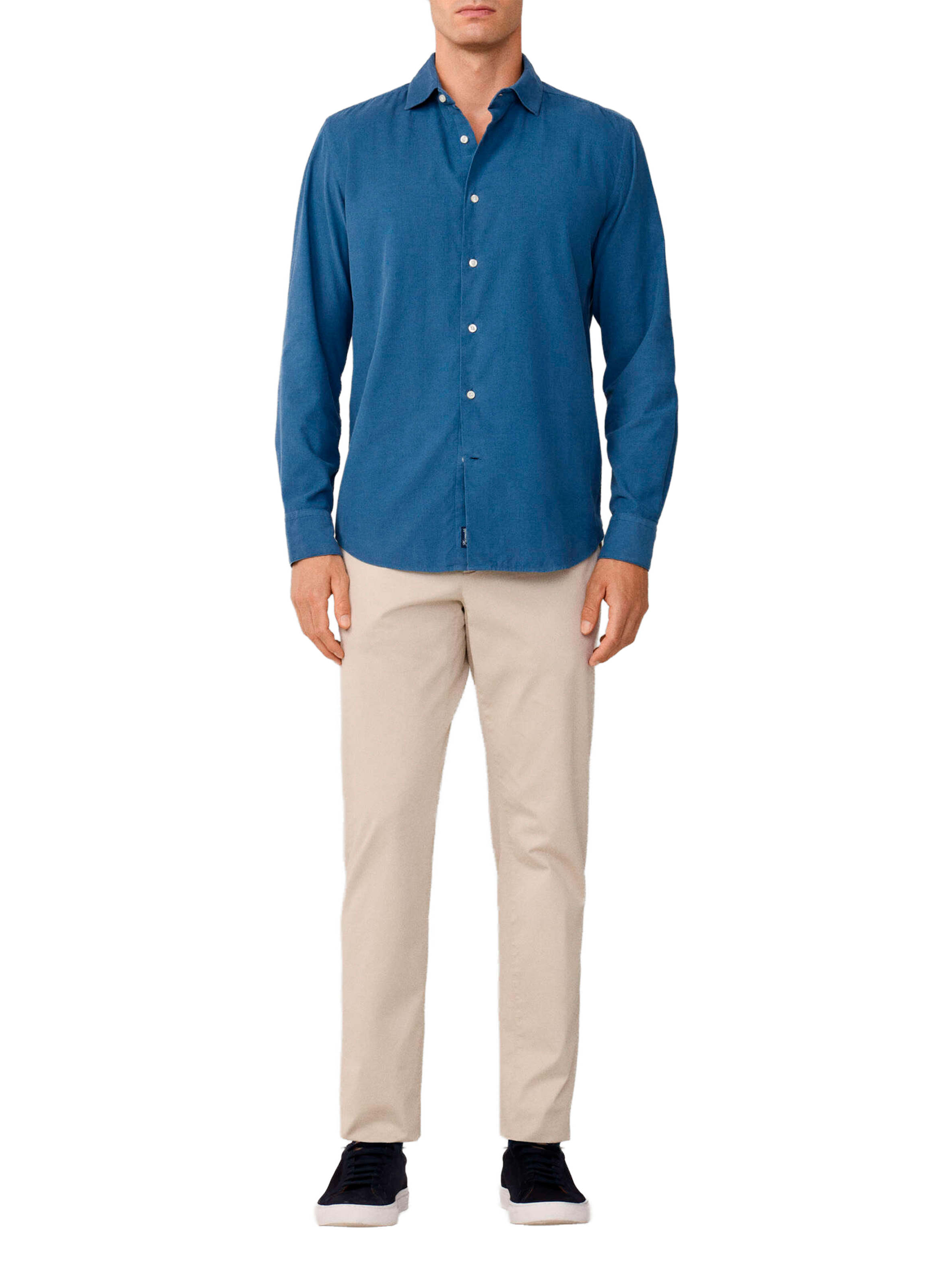 Chemise en coton FACONNABLE Bleu