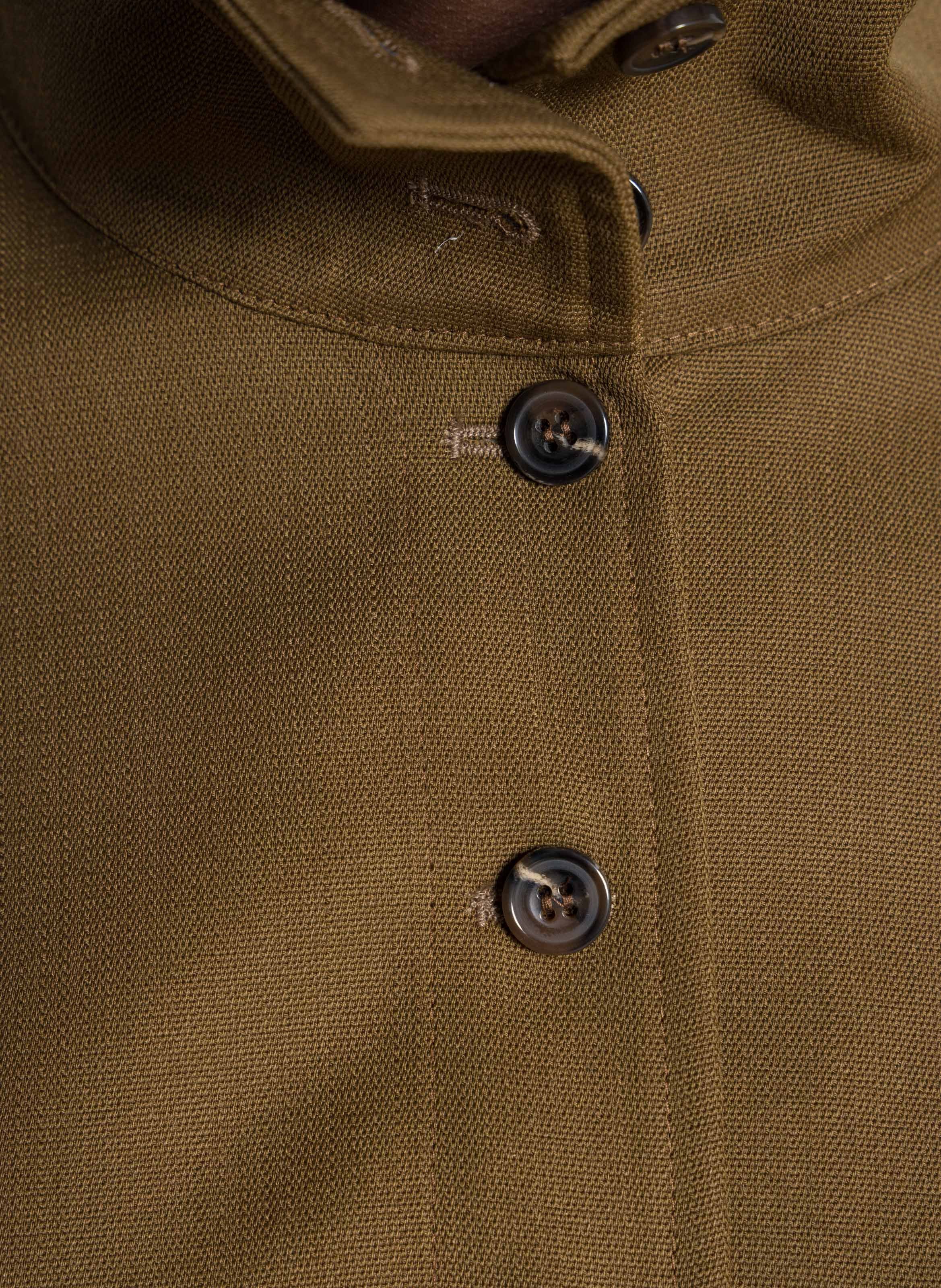 Veste col montant geode SOEUR Kaki