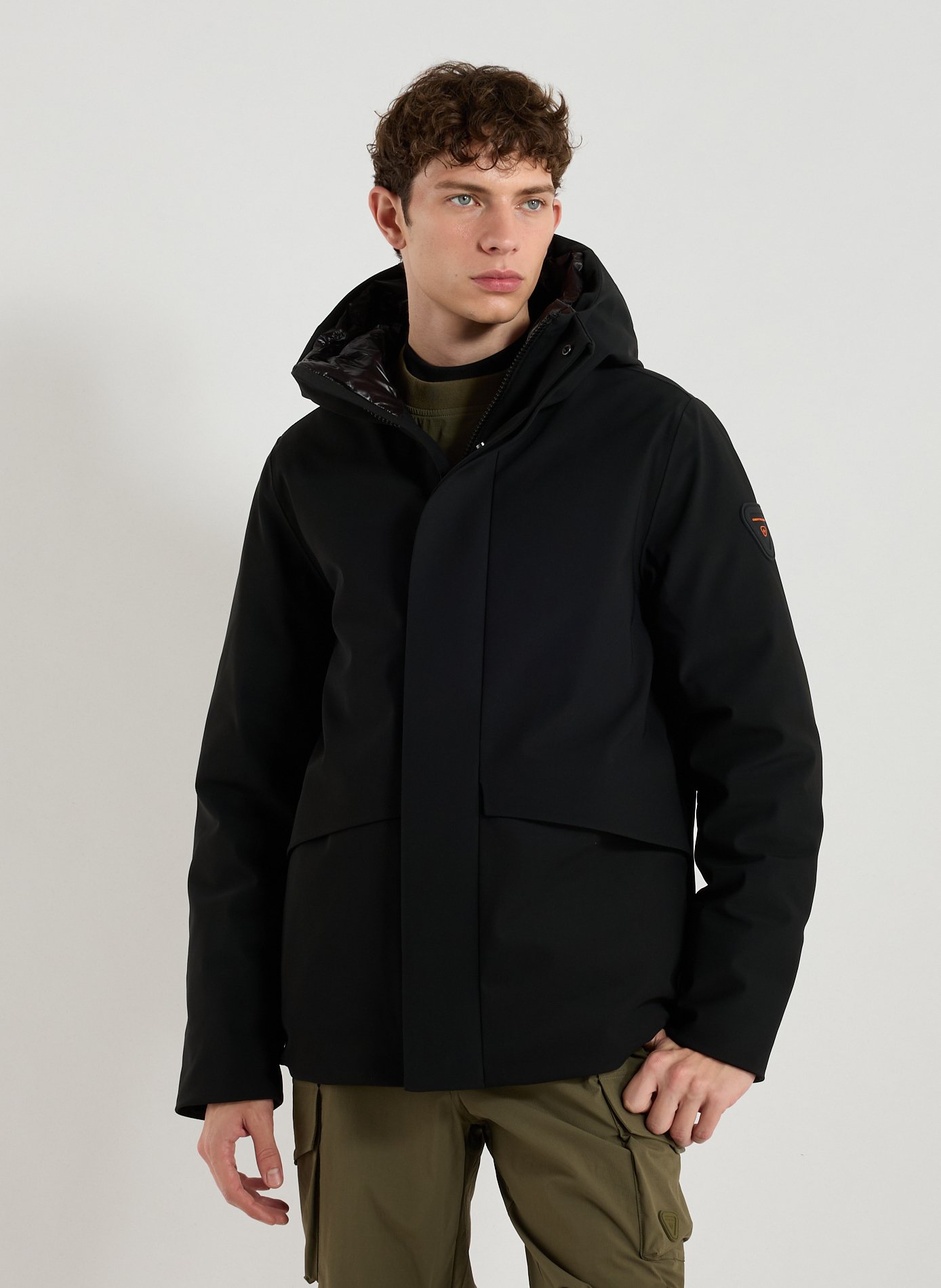 Parka technique Vlad à capuche GERTRUDE ET GASTON Noir