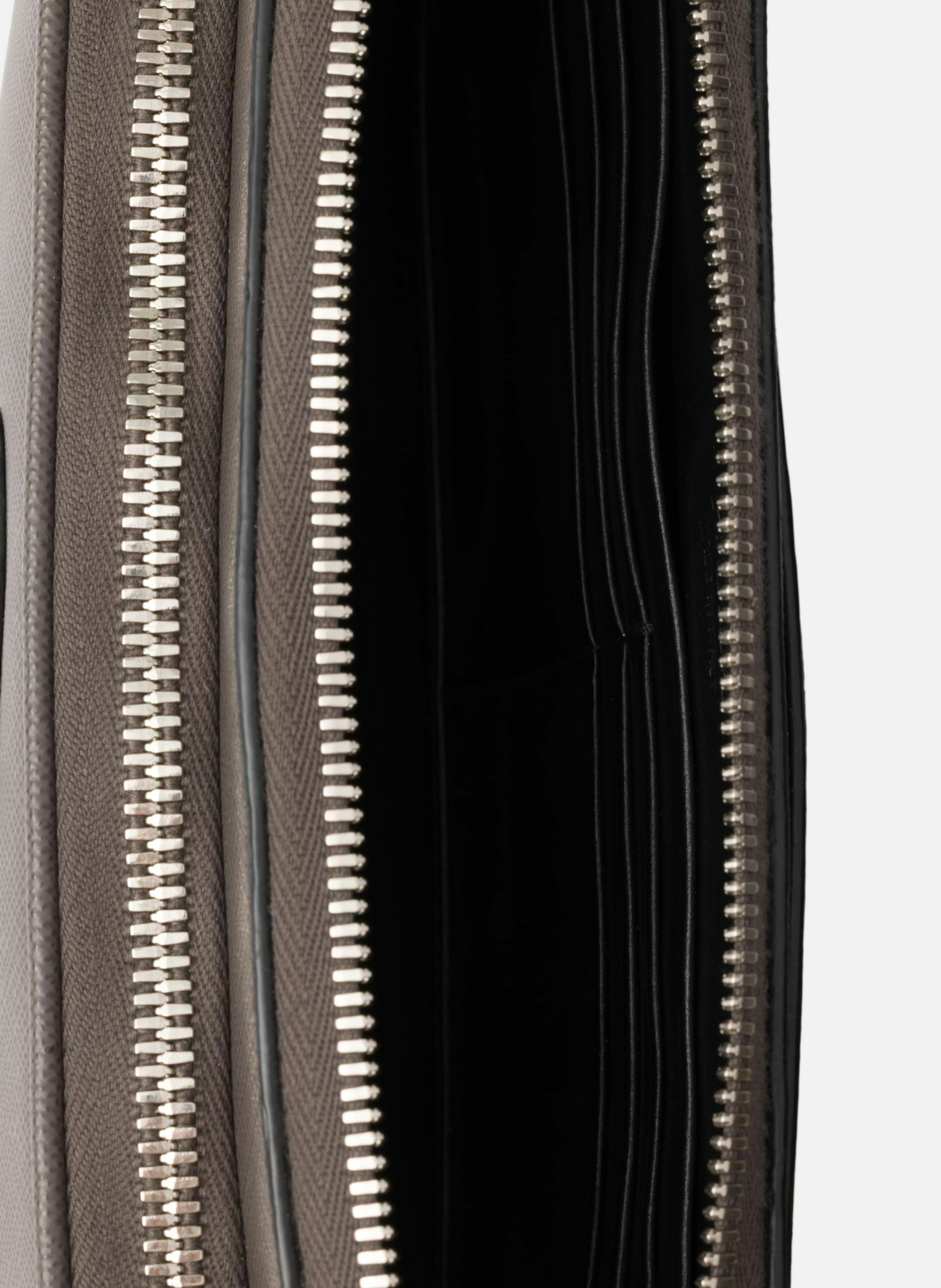 Sac banane en cuir saffiano PRADA Gris