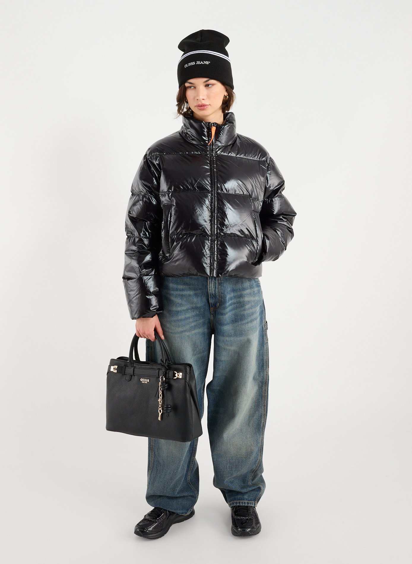 Sac à main Grégoria GUESS Noir