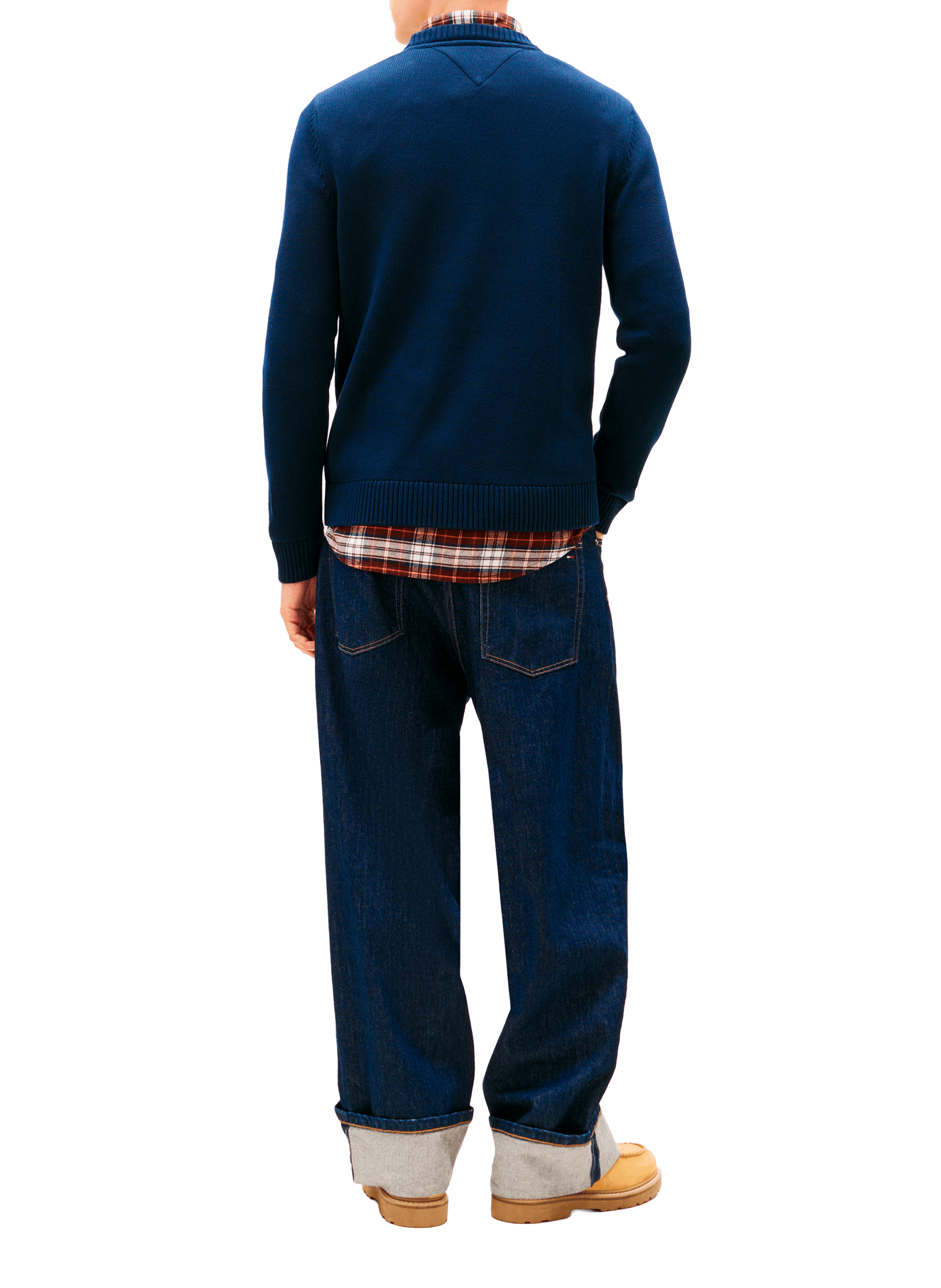 Round neck long sleeve sweatshirt TOMMY HILFIGER Blue