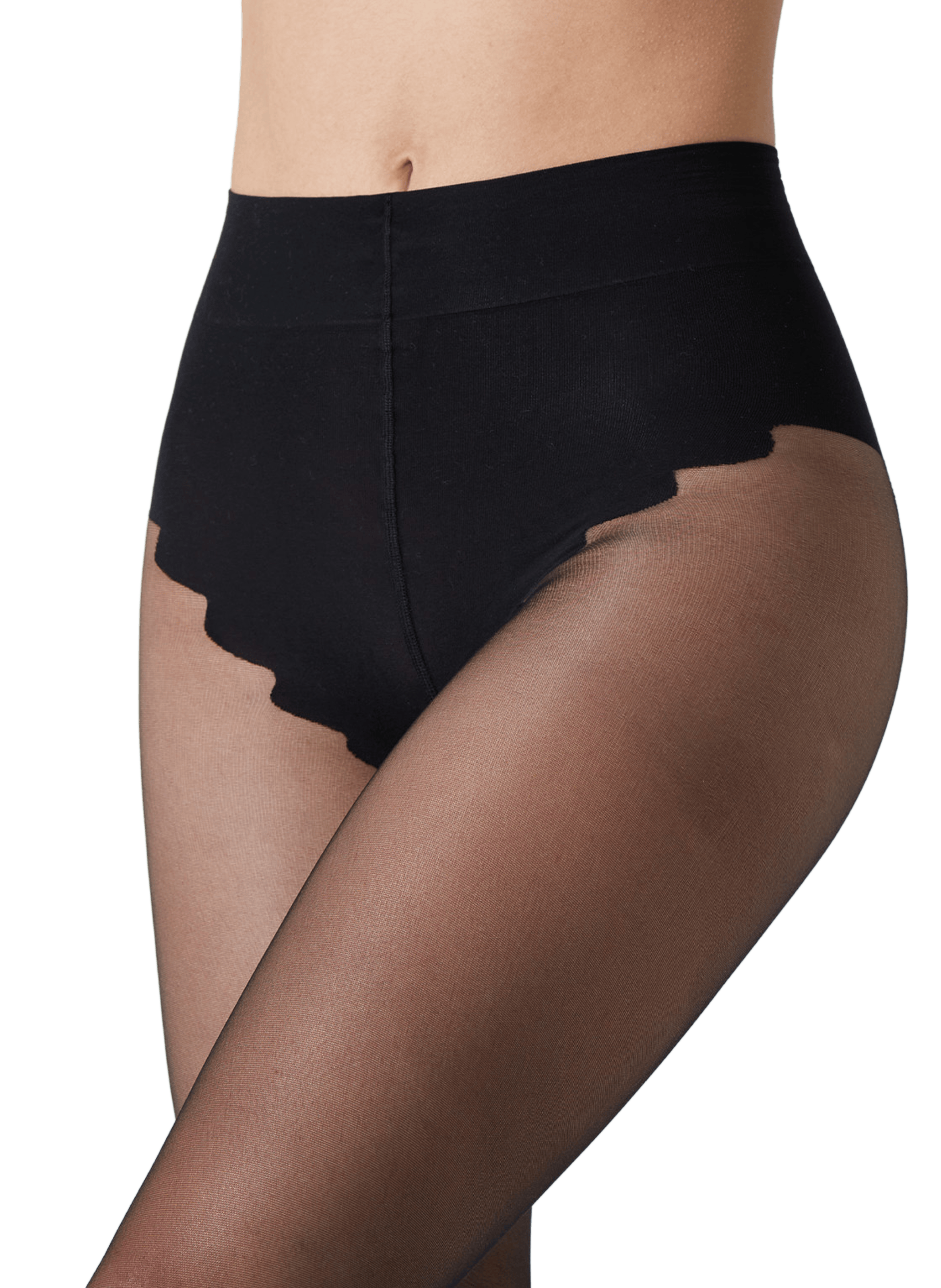 Collants Bari transparents CETTE Noir
