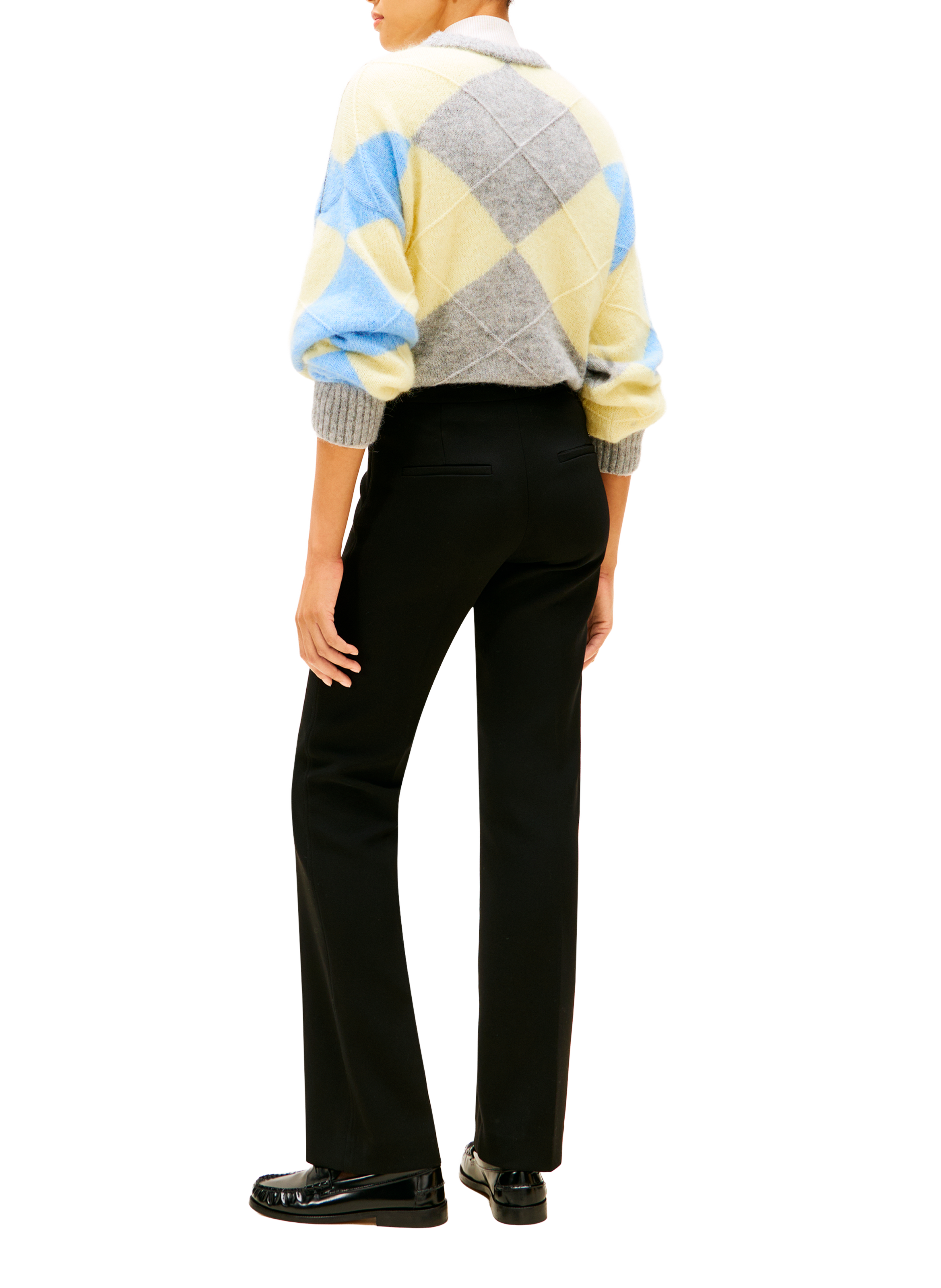 Pantalon coupe droite TOMMY HILFIGER Noir