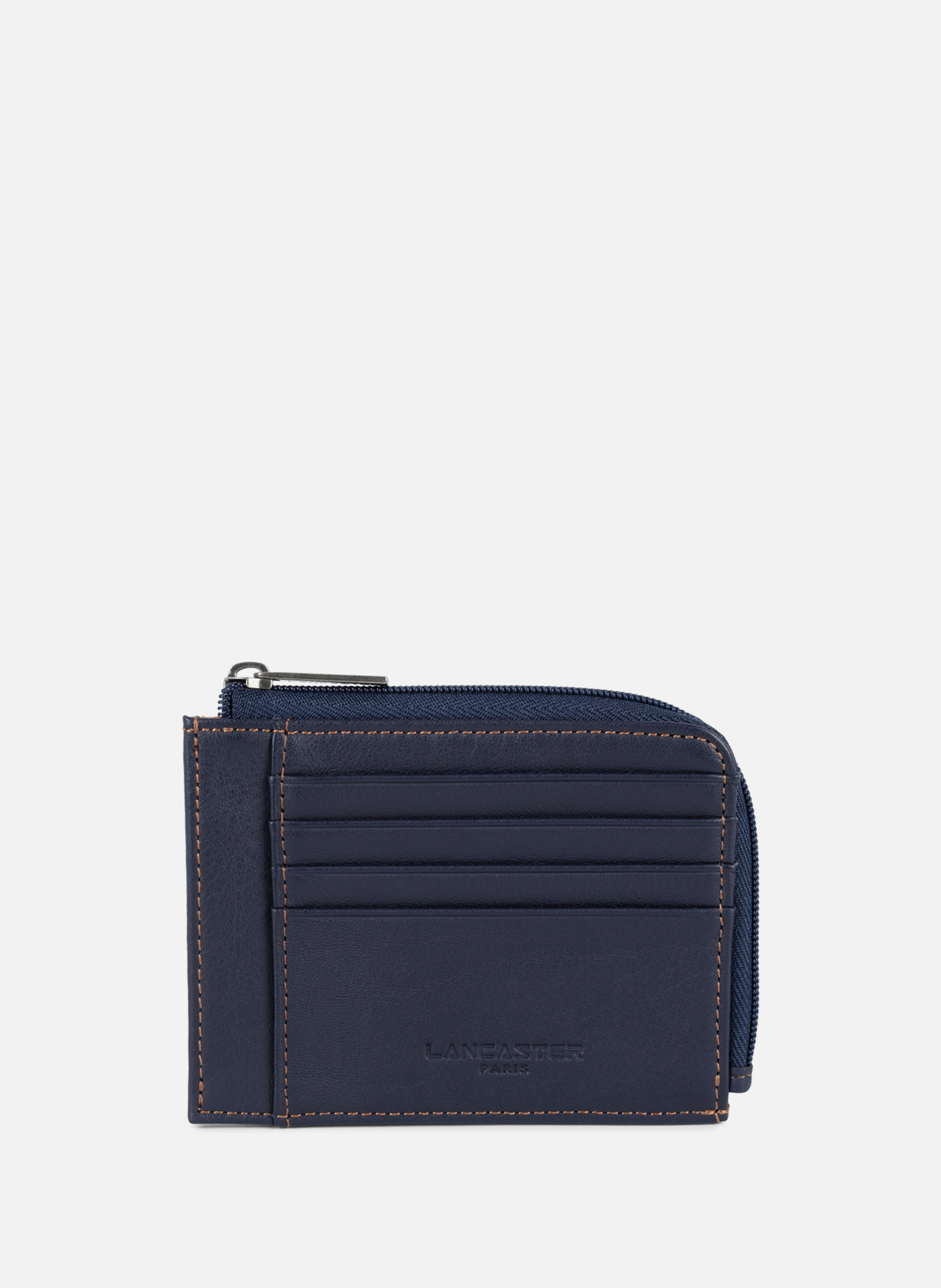LANCASTER Porte-cartes - soft vintage Bleu