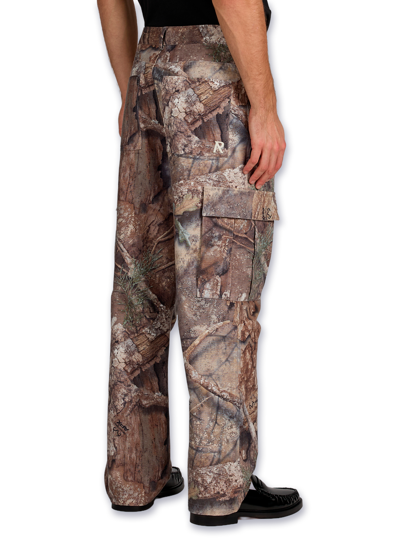 Pantalon cargo ample imprimé en coton REPRESENT Multicolore