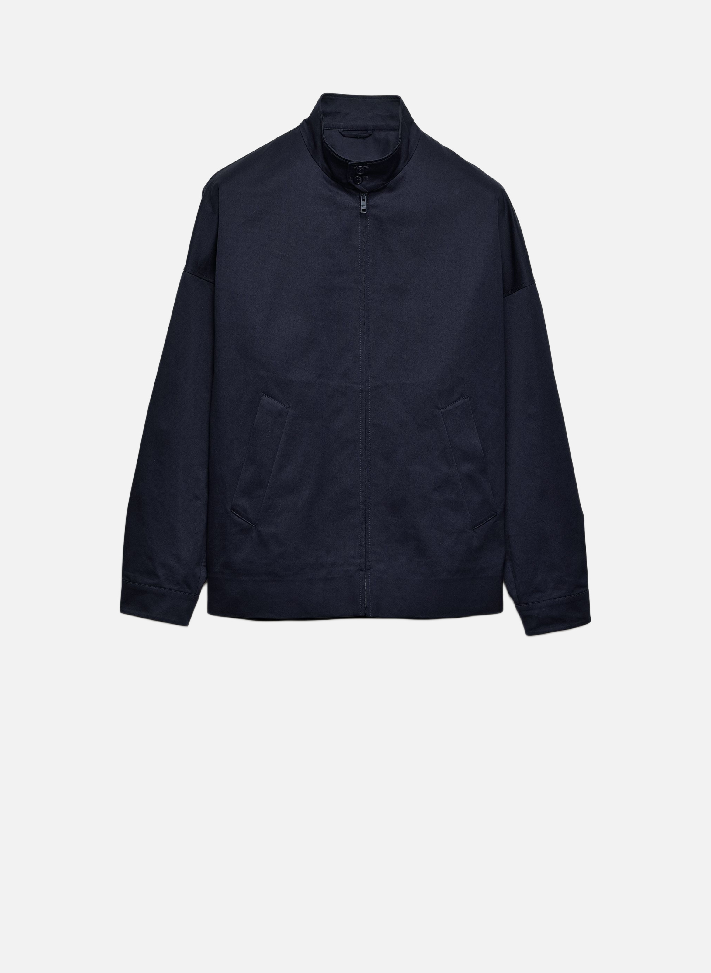 Blouson en coton PRADA Bleu
