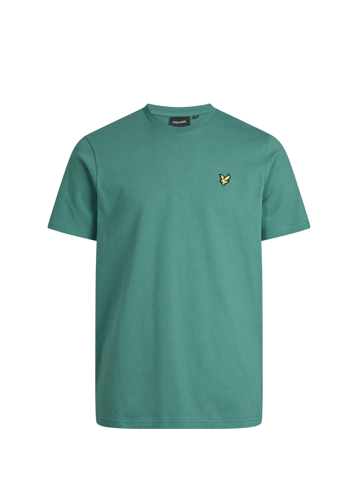 T-shirt col rond en coton LYLE & SCOTT Vert