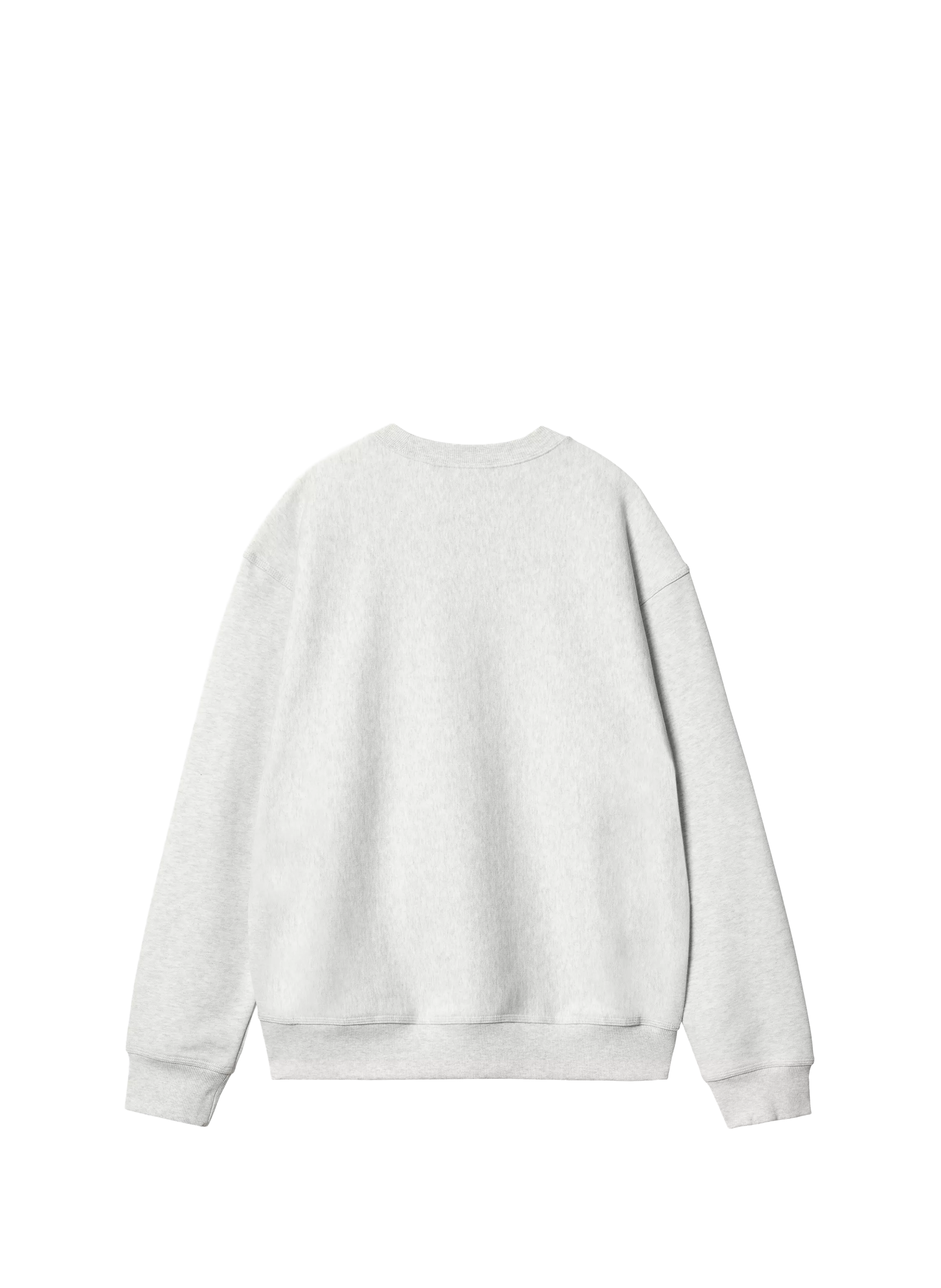 Oversized round neck cotton sweatshirt CARHARTT WIP Grey