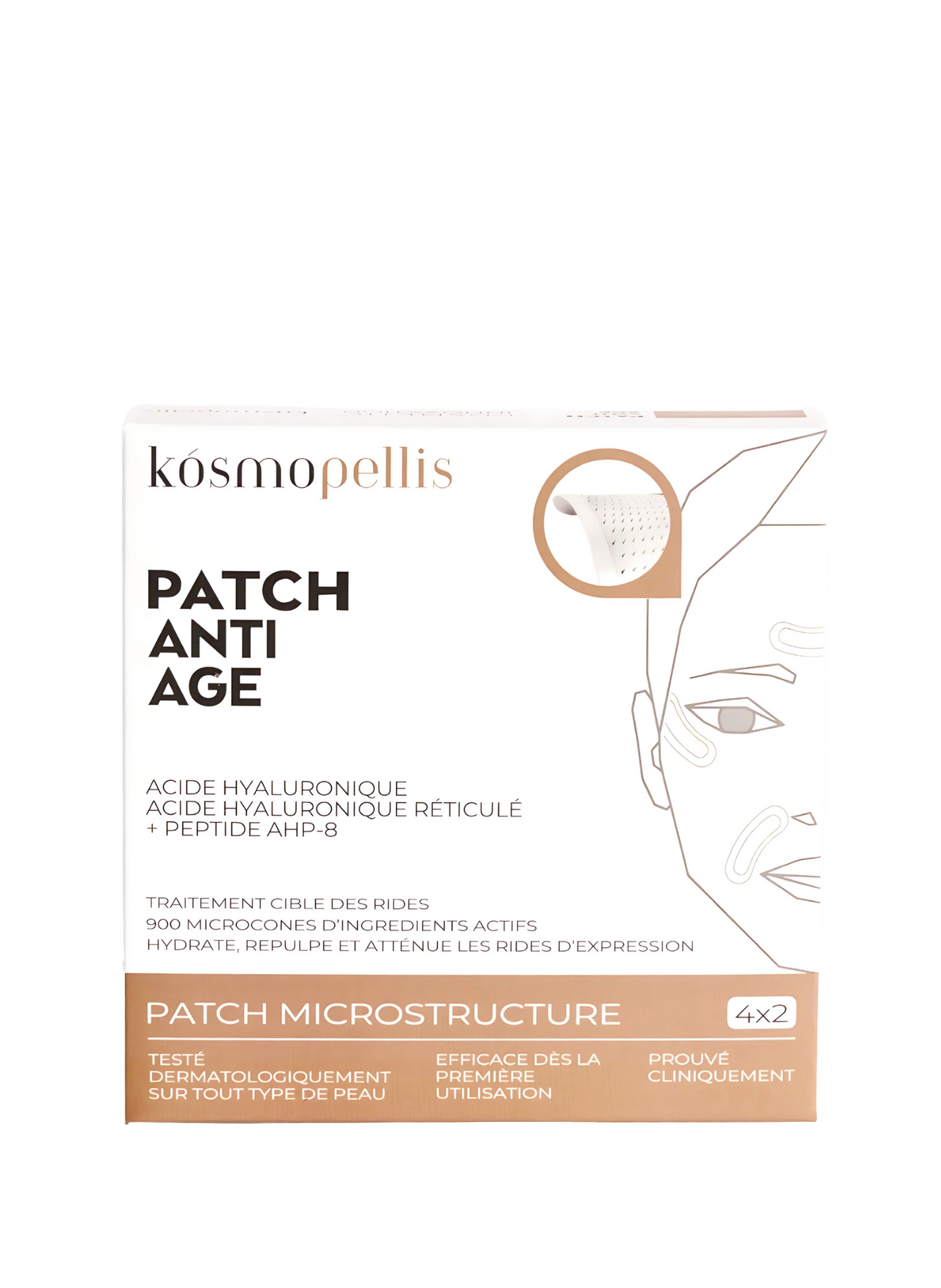 Patch Anti-Âge Microneedling KOSMOPELLIS No color