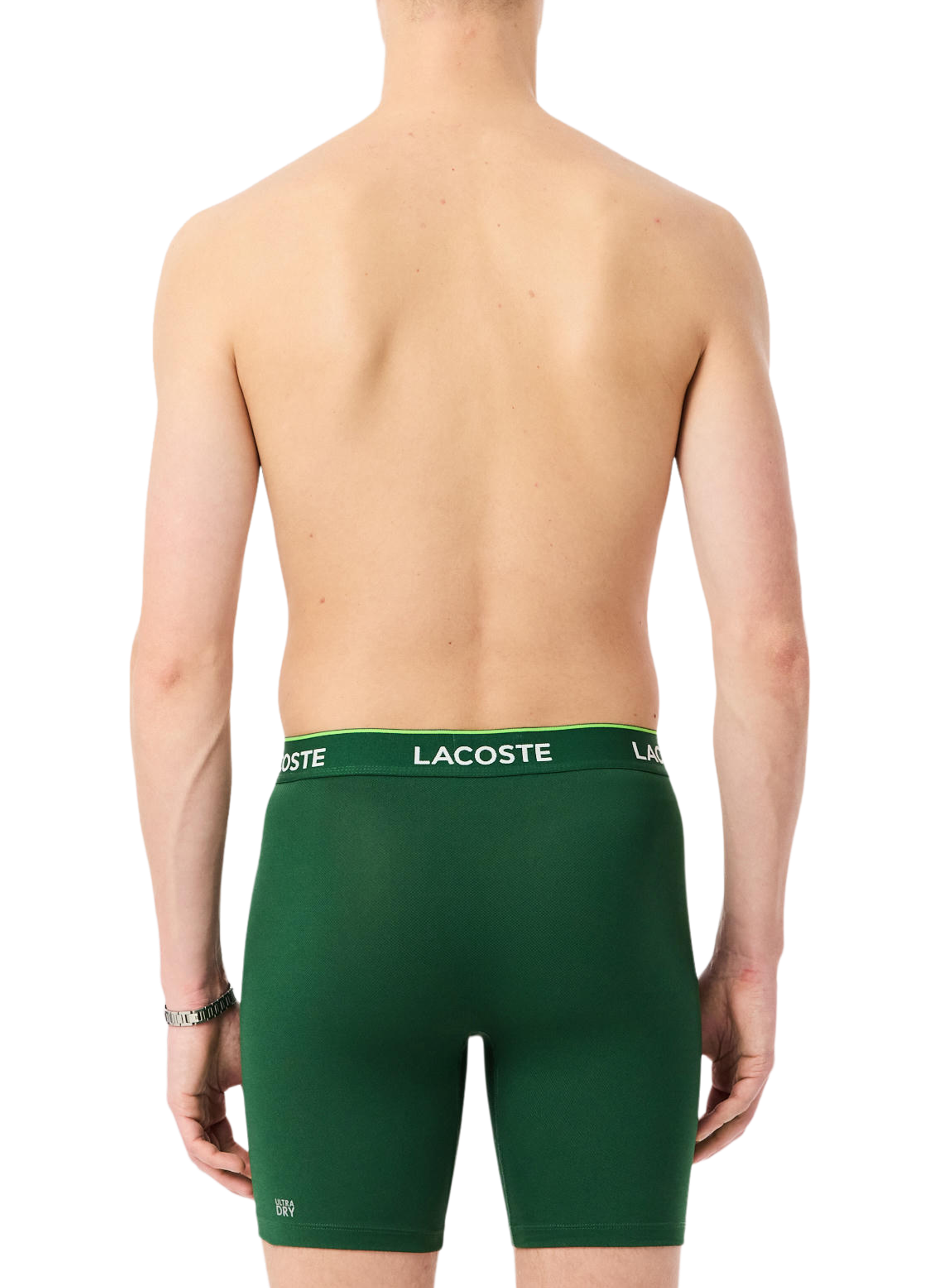 Lot de 3 boxers longs à ceinture logotypée LACOSTE Multicolore