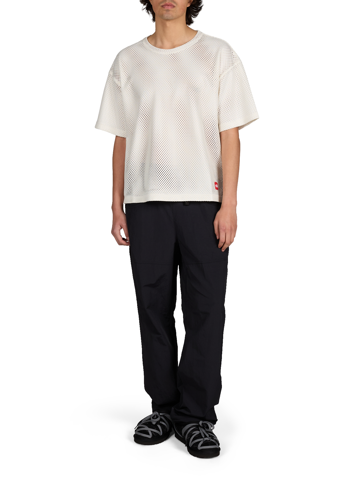T-shirt with logo and cut-out patch THE NORTH FACE Beige