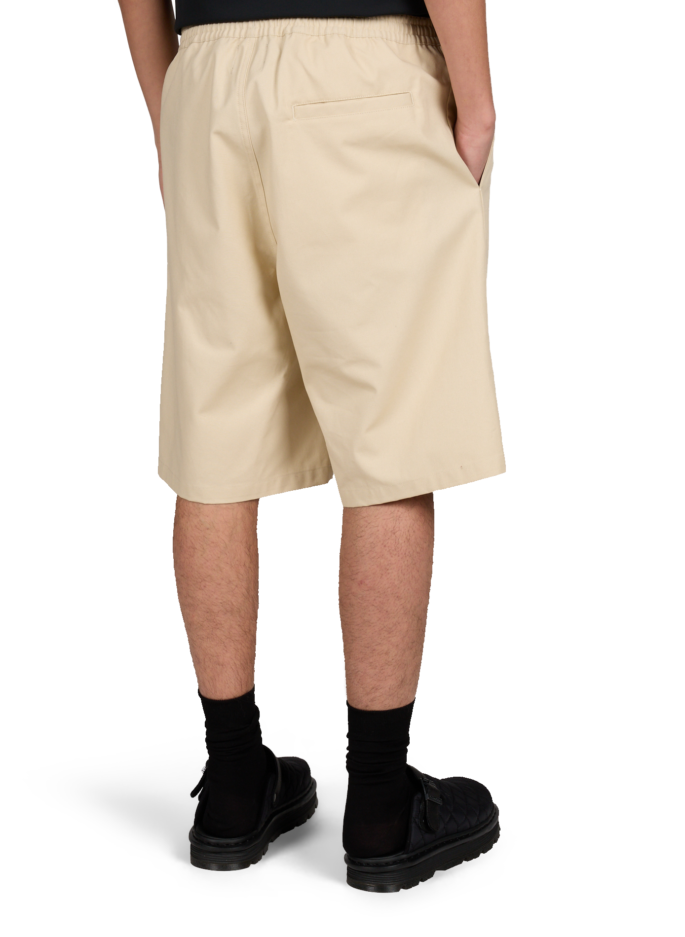 Short ample en coton TAION Blanc