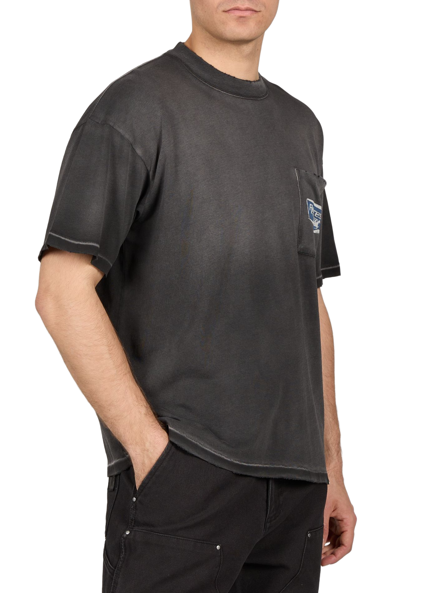 T-shirt imprimé en coton REPRESENT Gris